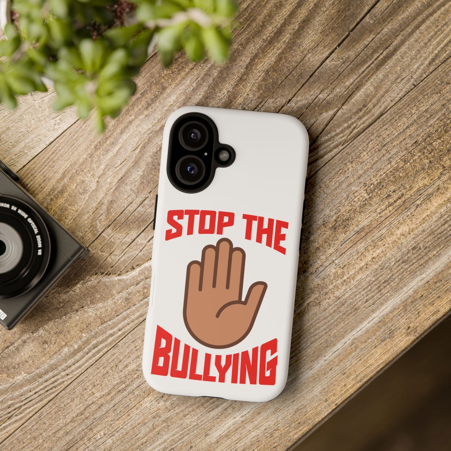 Stop the Bullying Phone Case - Tough Cases for Teens, Anti-Bullying Awareness, Motivational Gift, Protective Cover, Trendy Tech Accessories