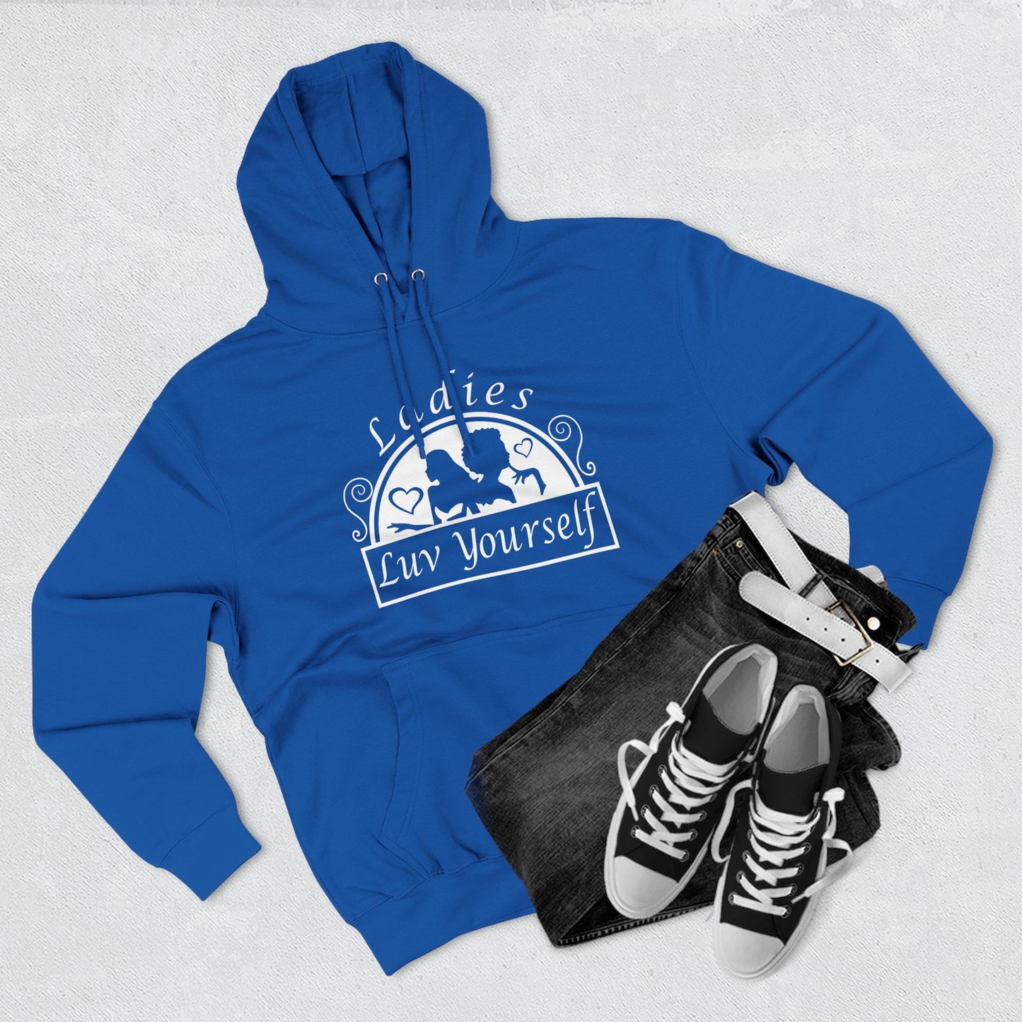 Empowering Fleece Hoodie for Self-Love & Confidence | Unisex Sweatshirt, Cozy Winter Wear, Gift for Her, Inspirational Apparel