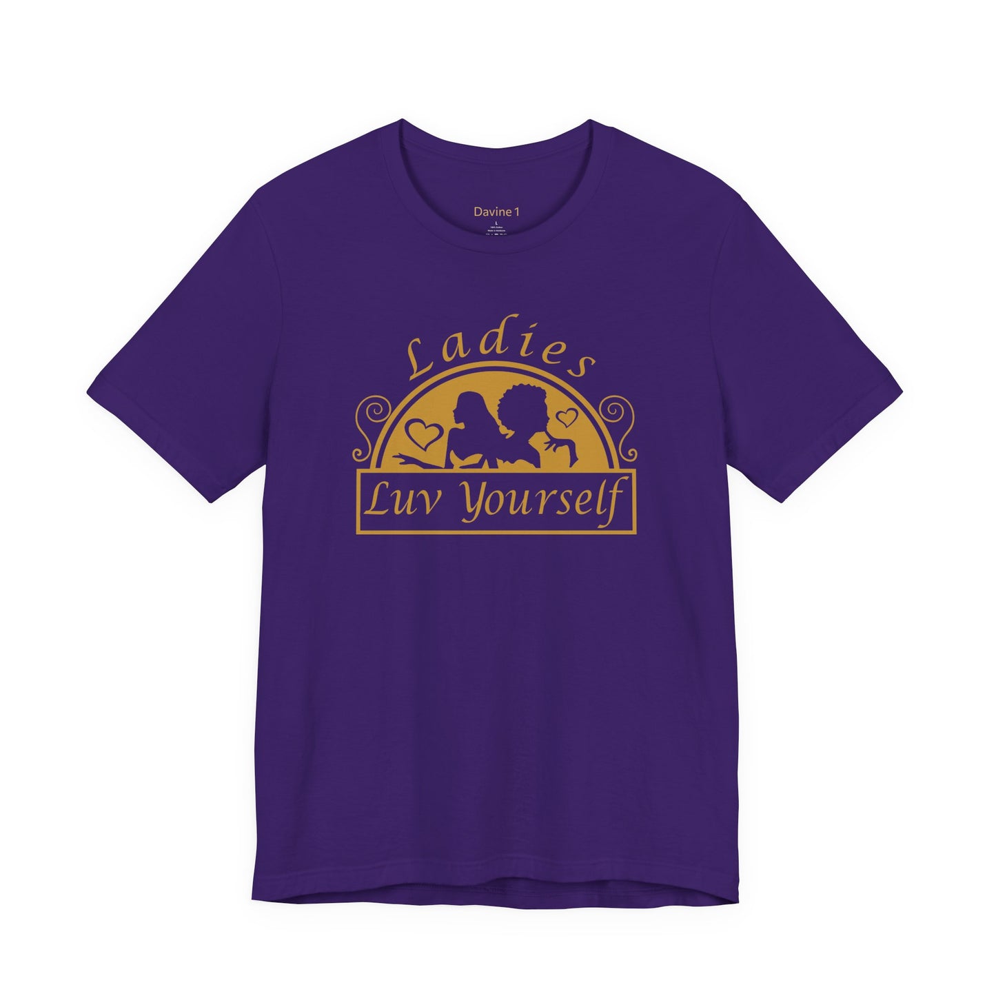 Ladies Luv Yourself Casual Unisex Tee for Everyday Wear, Graphic Short Sleeve Shirt, Gift for Friends, Summer Wardrobe Essential, Birthday Present, [...]