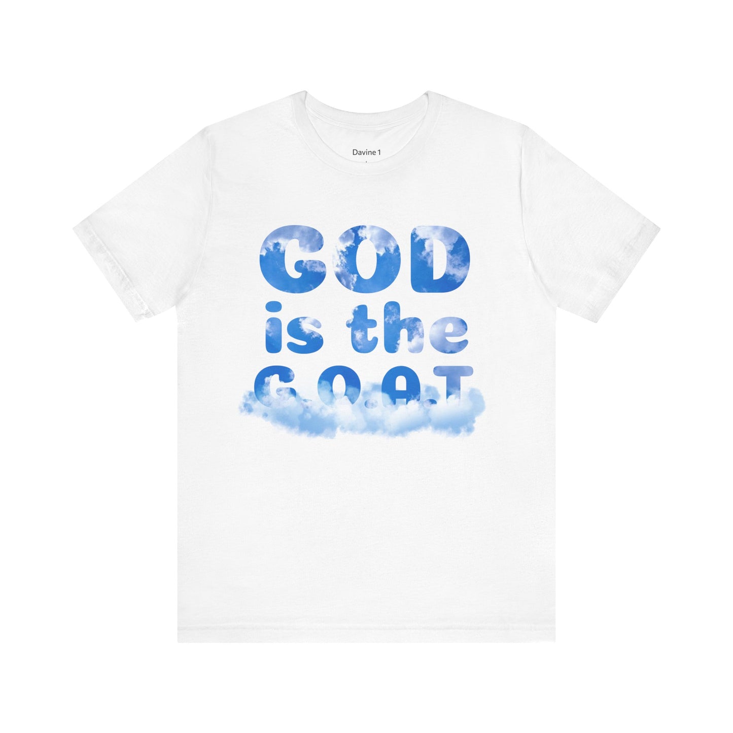 God is the Goat Short Sleeve Tee