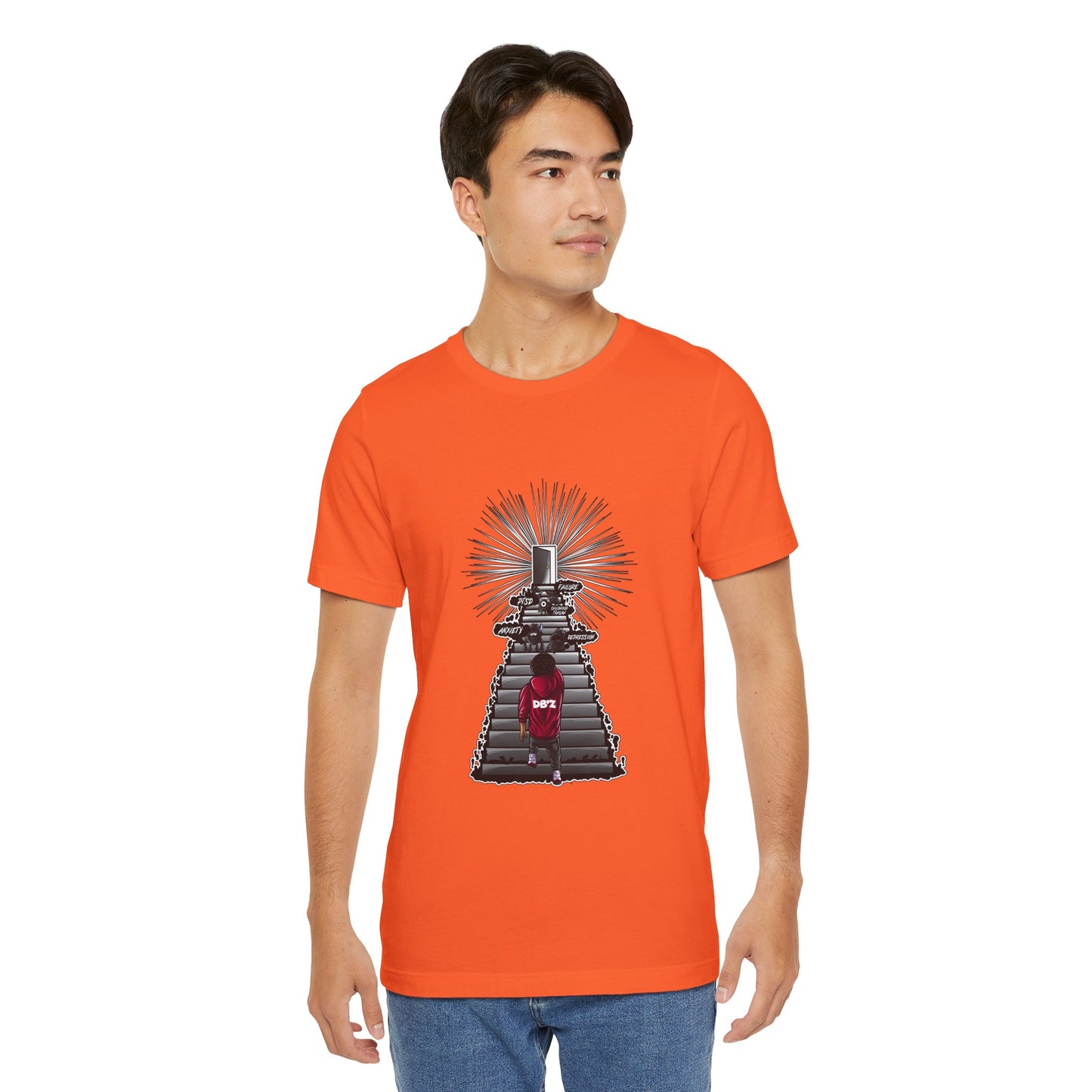 Keep Climbing Casual Unisex Tee for Everyday Wear, Graphic Short Sleeve Shirt, Gift for Friends, Summer Wardrobe Essential, Birthday Present, [...]