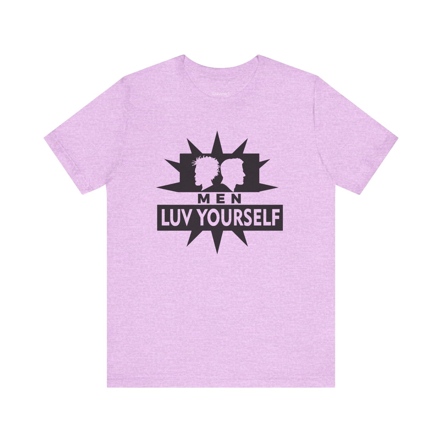 Men's Luv Yourself Unisex Tee for Everyday Wear, Graphic Short Sleeve Shirt, Gift for Friends, Summer Wardrobe Essential, Birthday Present, [...]