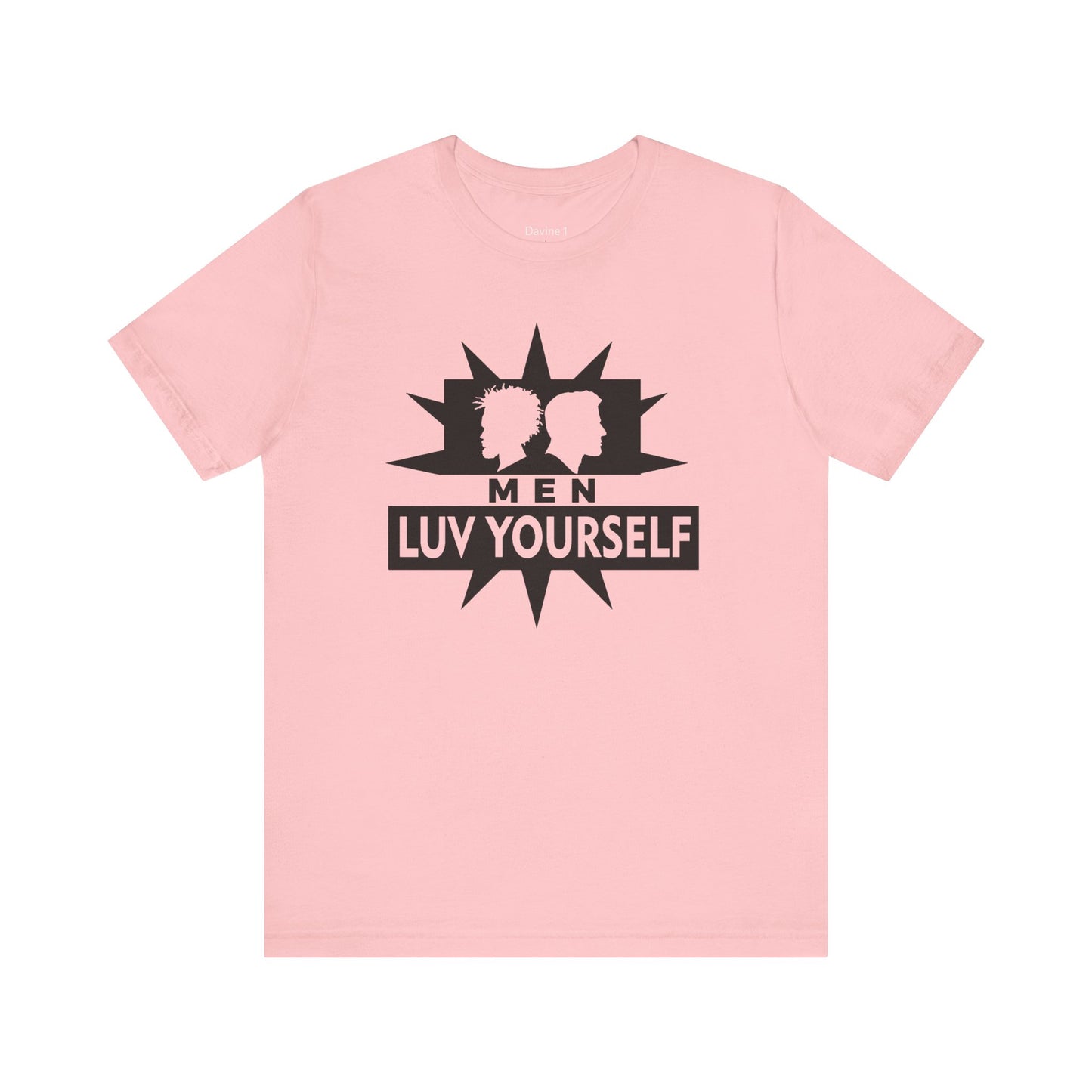 Men's Luv Yourself Unisex Tee for Everyday Wear, Graphic Short Sleeve Shirt, Gift for Friends, Summer Wardrobe Essential, Birthday Present, [...]