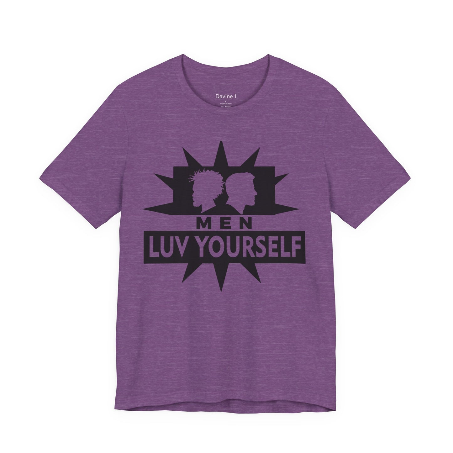 Men's Luv Yourself Unisex Tee for Everyday Wear, Graphic Short Sleeve Shirt, Gift for Friends, Summer Wardrobe Essential, Birthday Present, [...]