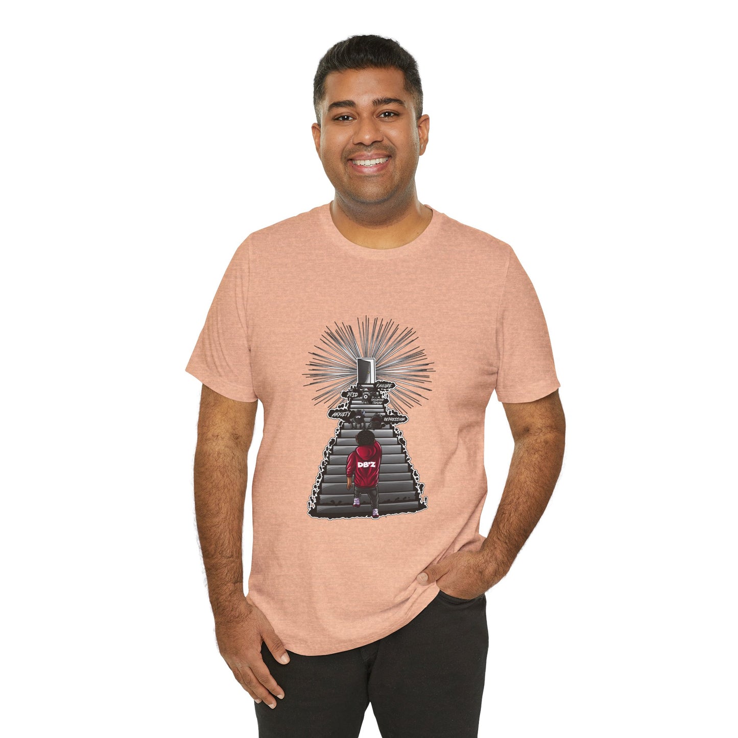 Keep Climbing Casual Unisex Tee for Everyday Wear, Graphic Short Sleeve Shirt, Gift for Friends, Summer Wardrobe Essential, Birthday Present, [...]