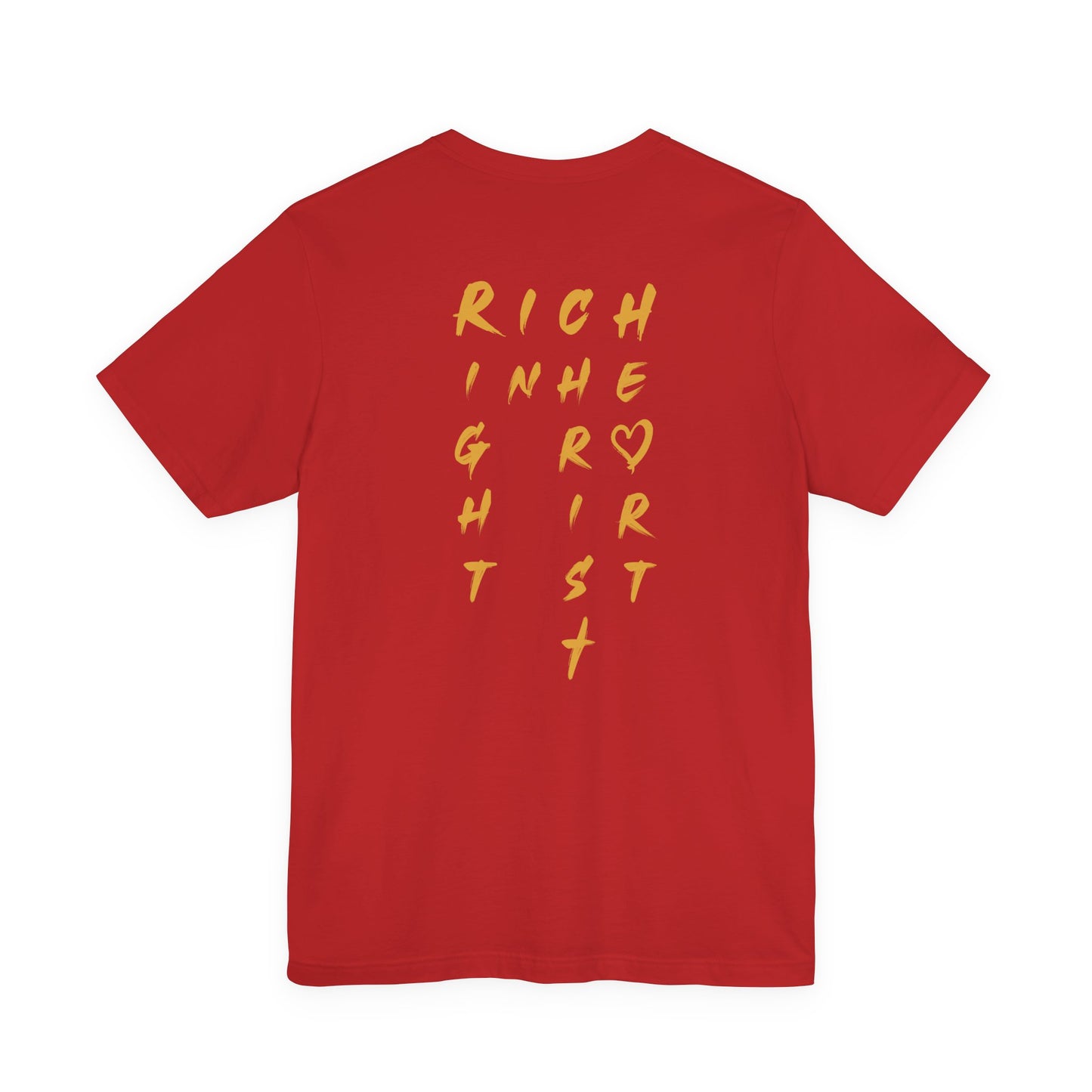 Rich in Christ Unisex Short Sleeve Tee