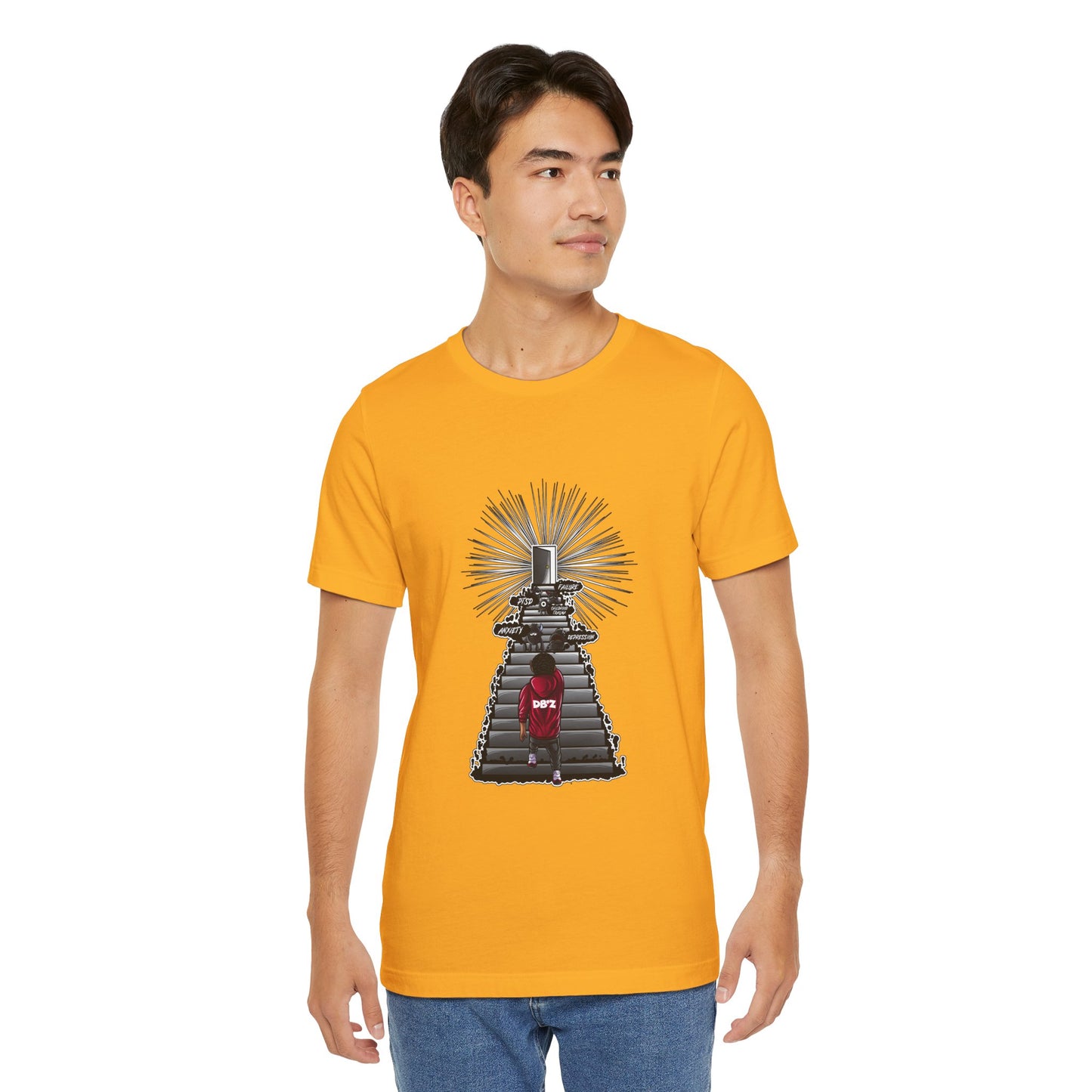 Keep Climbing Casual Unisex Tee for Everyday Wear, Graphic Short Sleeve Shirt, Gift for Friends, Summer Wardrobe Essential, Birthday Present, [...]