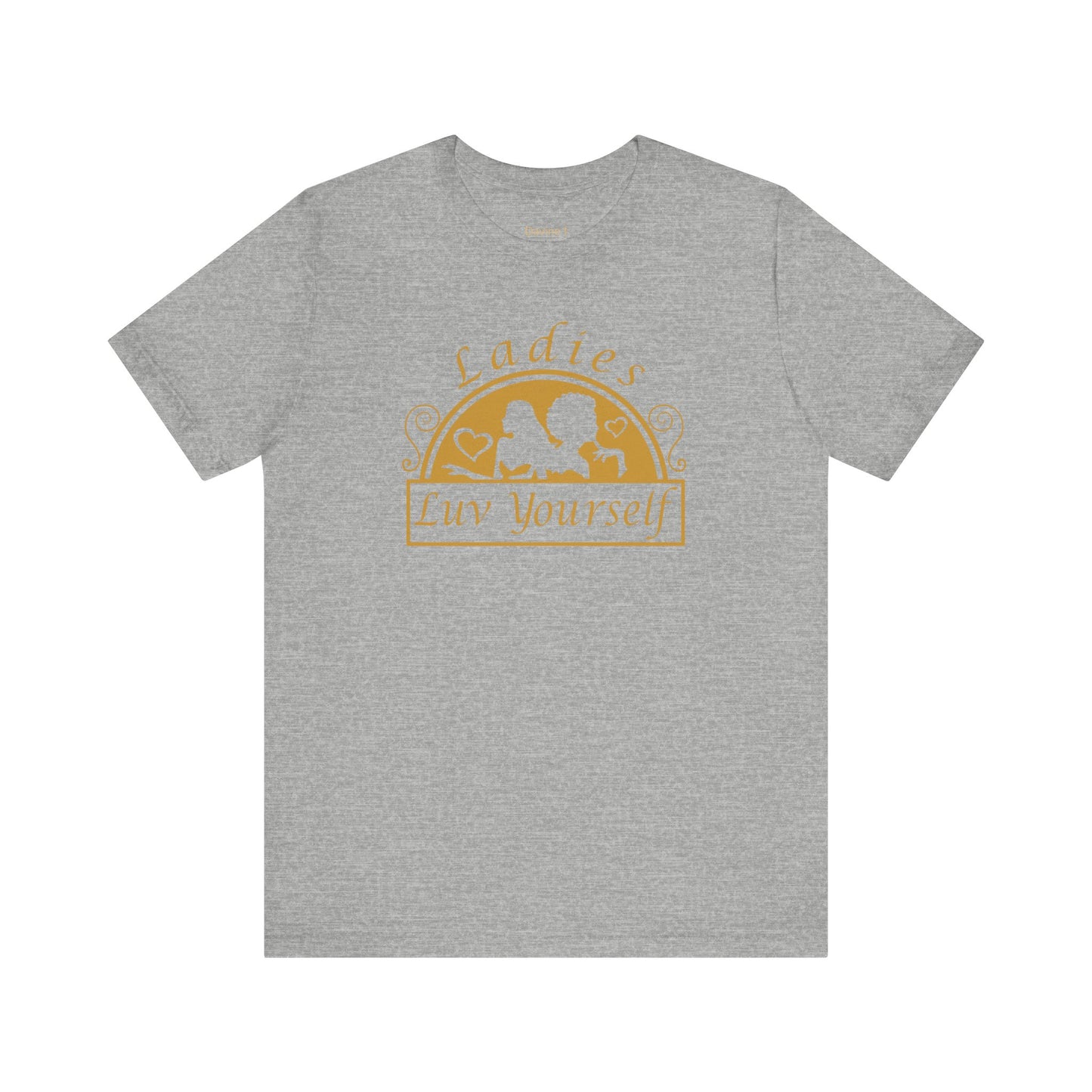 Ladies Luv Yourself Casual Unisex Tee for Everyday Wear, Graphic Short Sleeve Shirt, Gift for Friends, Summer Wardrobe Essential, Birthday Present, [...]