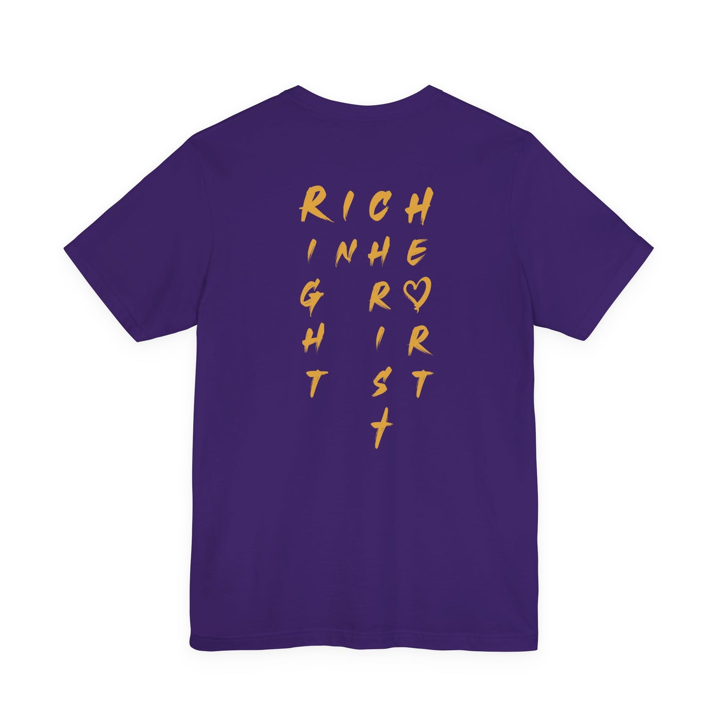 Rich in Christ Unisex Short Sleeve Tee