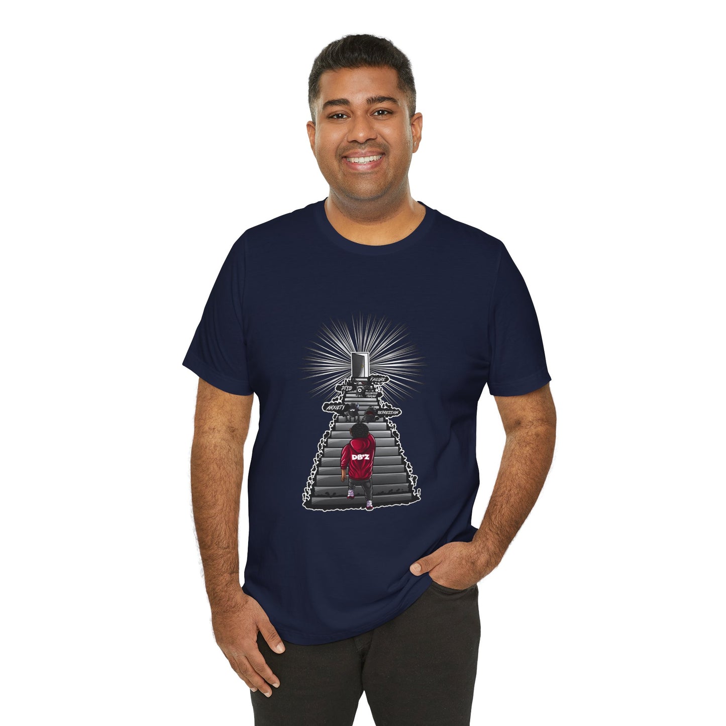Keep Climbing Casual Unisex Tee for Everyday Wear, Graphic Short Sleeve Shirt, Gift for Friends, Summer Wardrobe Essential, Birthday Present, [...]