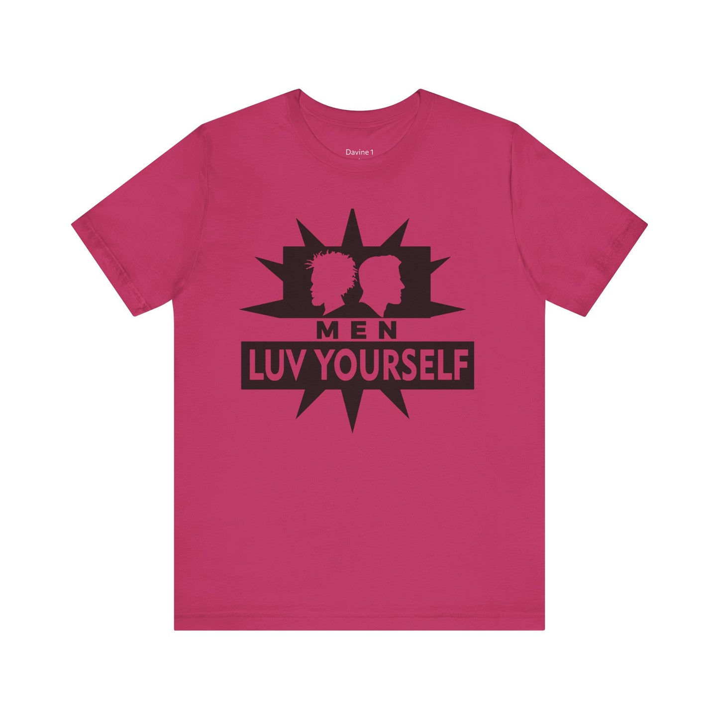 Men's Luv Yourself Unisex Tee for Everyday Wear, Graphic Short Sleeve Shirt, Gift for Friends, Summer Wardrobe Essential, Birthday Present, [...]