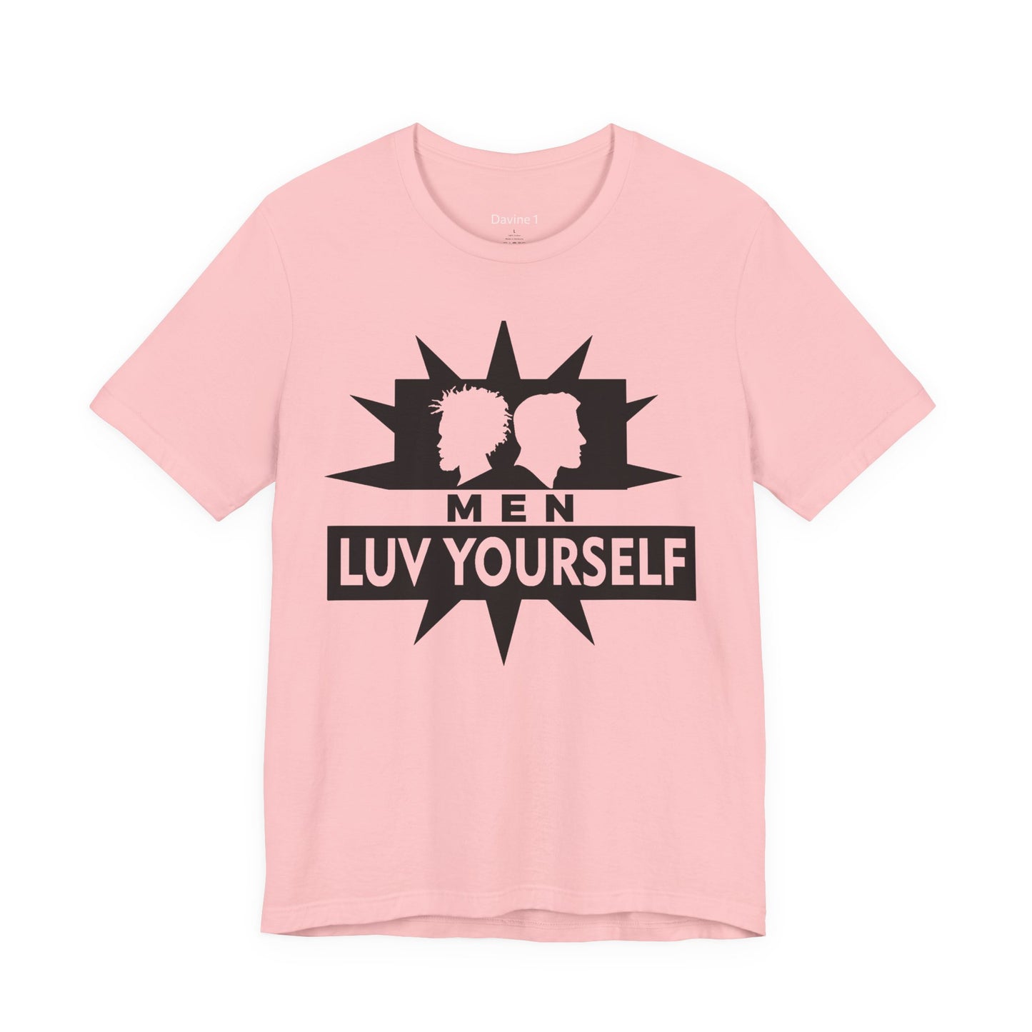 Men's Luv Yourself Unisex Tee for Everyday Wear, Graphic Short Sleeve Shirt, Gift for Friends, Summer Wardrobe Essential, Birthday Present, [...]