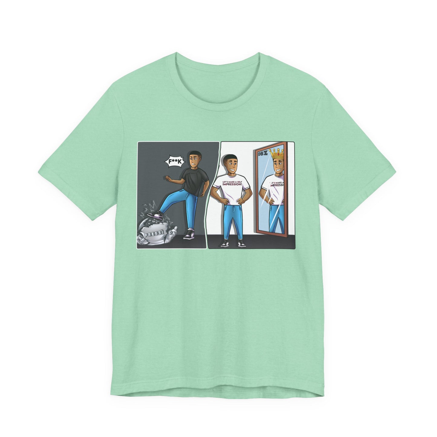 F**k Depression Graphic Tee for Men