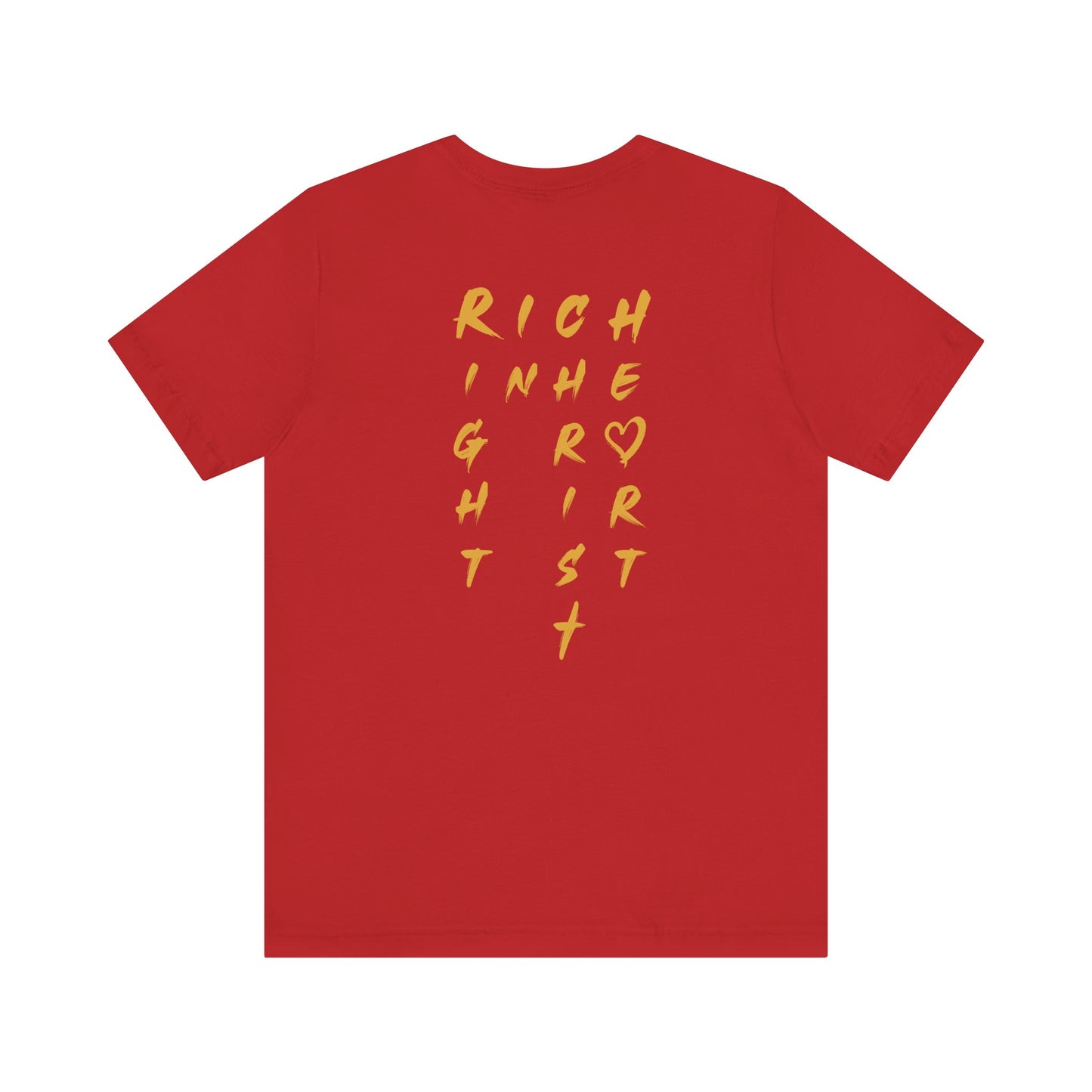 Rich in Christ Unisex Short Sleeve Tee