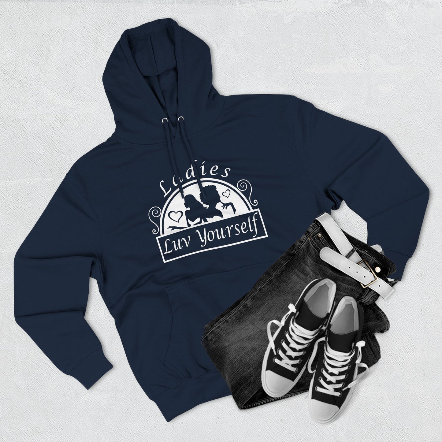 Empowering Fleece Hoodie for Self-Love & Confidence | Unisex Sweatshirt, Cozy Winter Wear, Gift for Her, Inspirational Apparel
