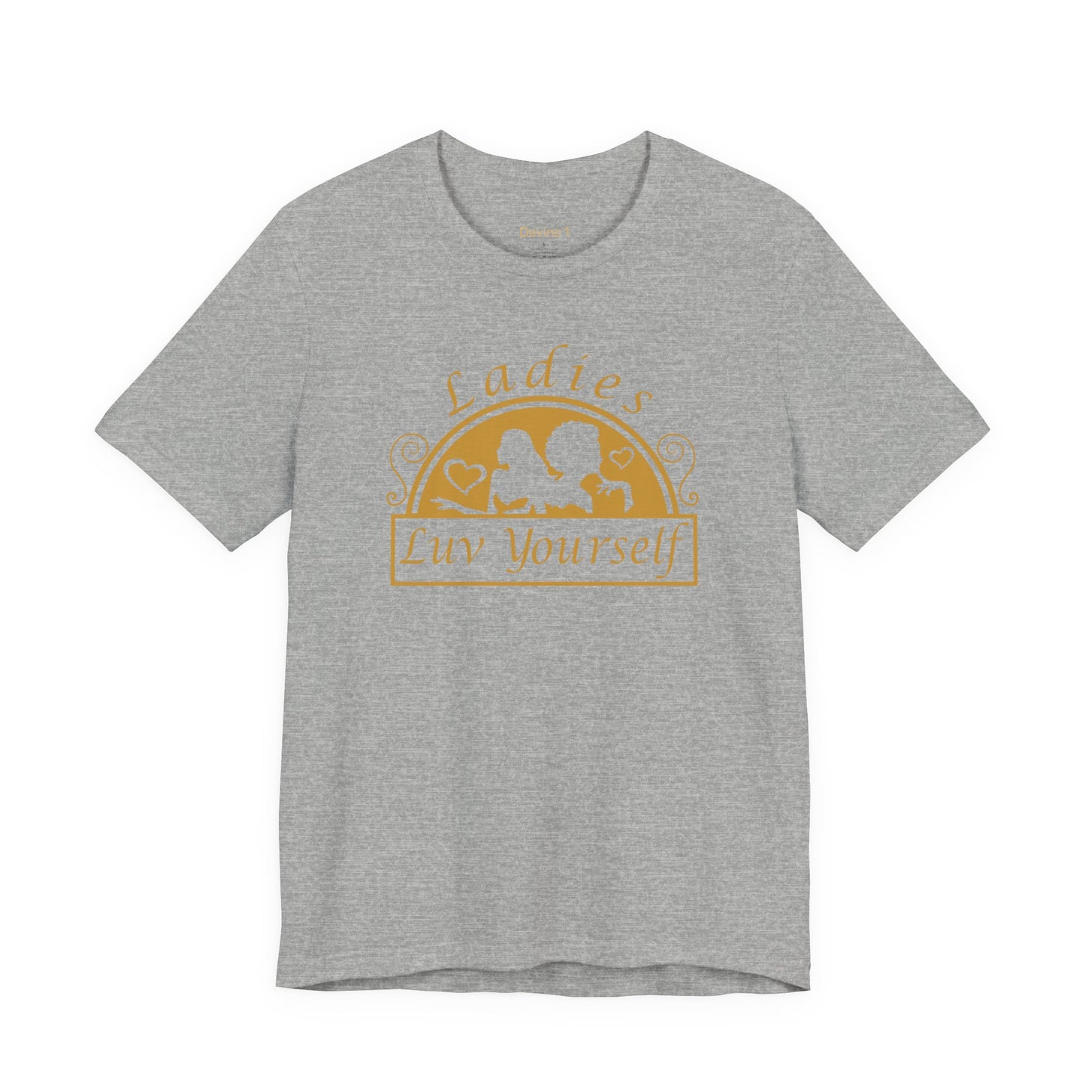 Ladies Luv Yourself Casual Unisex Tee for Everyday Wear, Graphic Short Sleeve Shirt, Gift for Friends, Summer Wardrobe Essential, Birthday Present, [...]