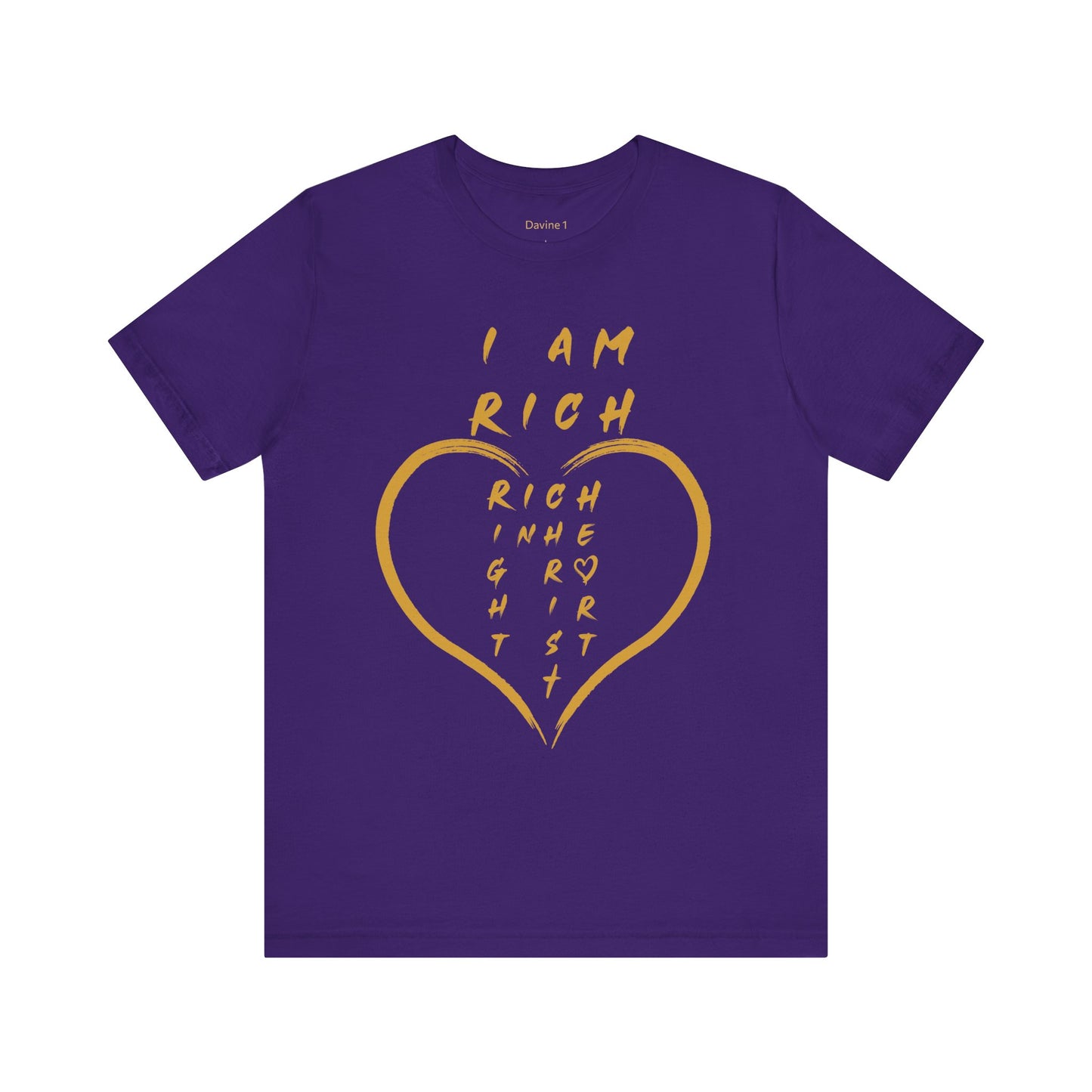 Rich in Christ Unisex Short Sleeve Tee