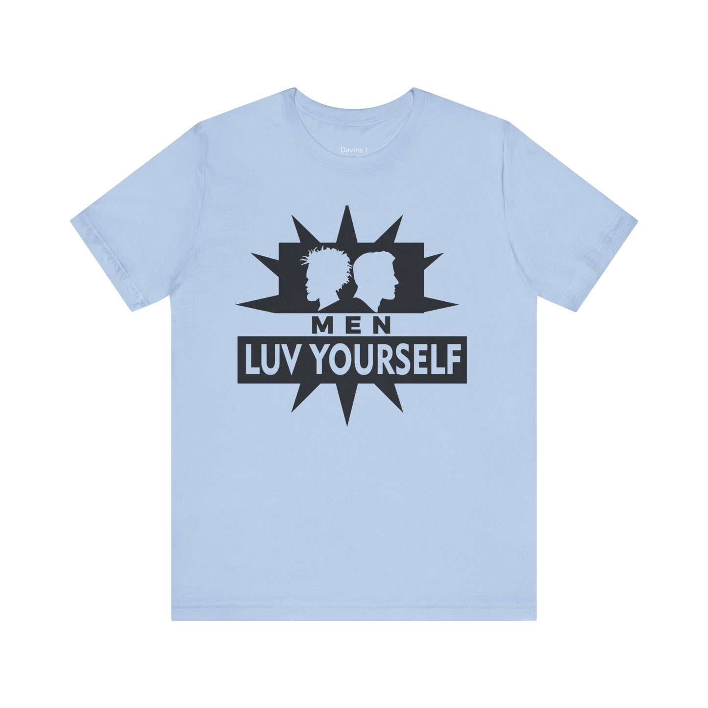 Men's Luv Yourself Unisex Tee for Everyday Wear, Graphic Short Sleeve Shirt, Gift for Friends, Summer Wardrobe Essential, Birthday Present, [...]