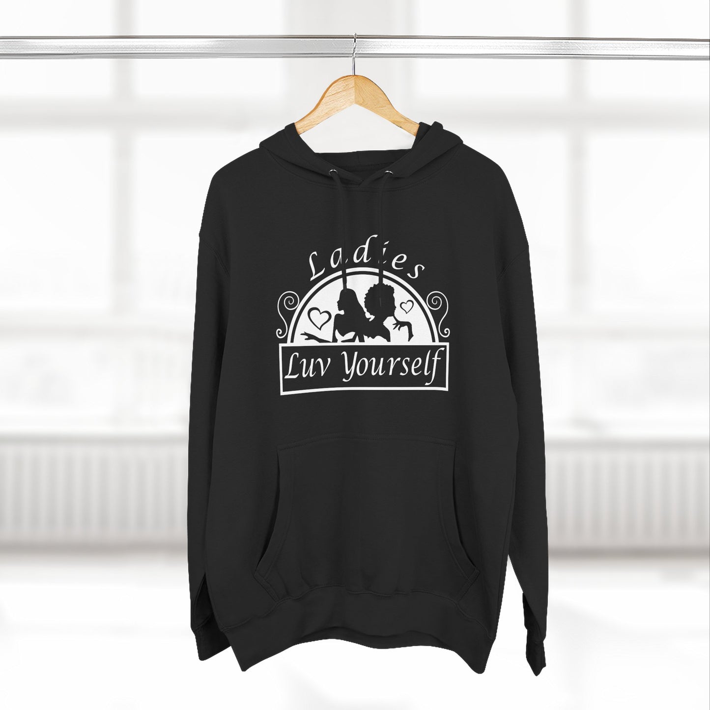 Empowering Fleece Hoodie for Self-Love & Confidence | Unisex Sweatshirt, Cozy Winter Wear, Gift for Her, Inspirational Apparel