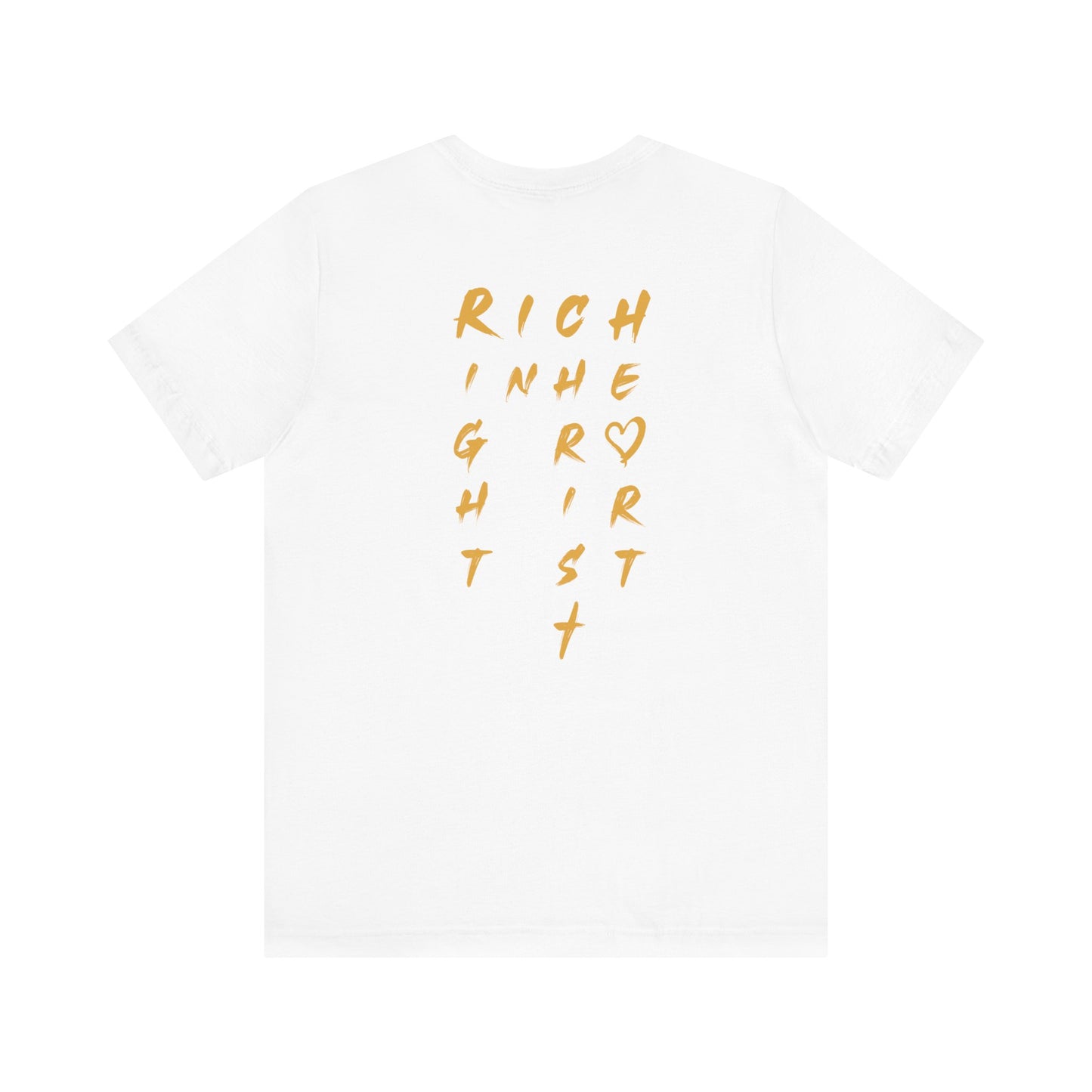 Rich in Christ Unisex Short Sleeve Tee