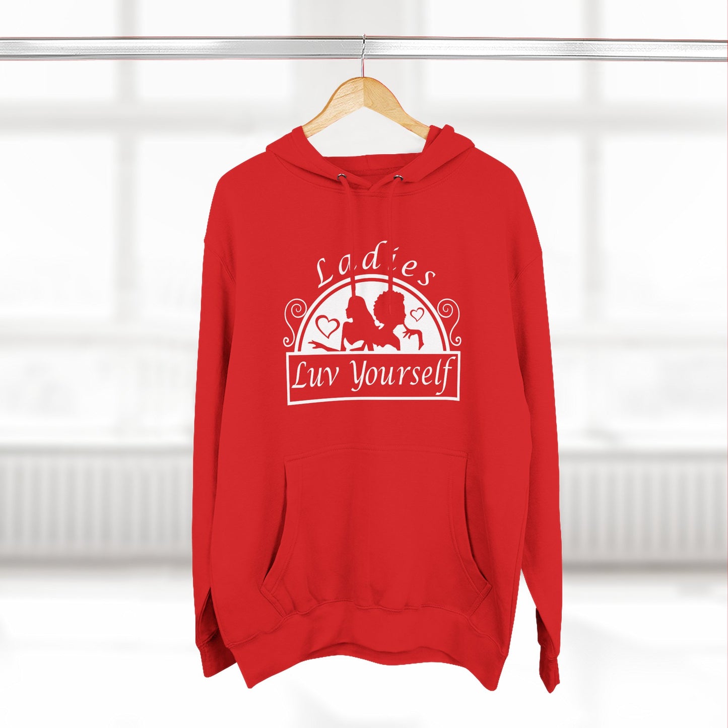 Empowering Fleece Hoodie for Self-Love & Confidence | Unisex Sweatshirt, Cozy Winter Wear, Gift for Her, Inspirational Apparel