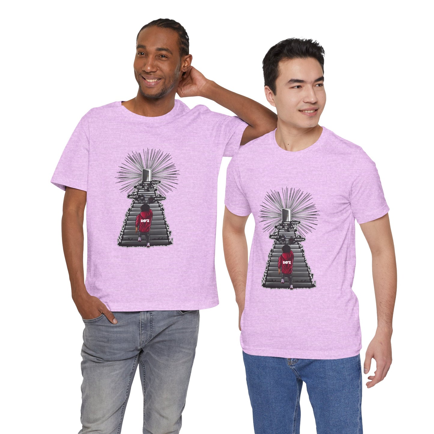 Keep Climbing Casual Unisex Tee for Everyday Wear, Graphic Short Sleeve Shirt, Gift for Friends, Summer Wardrobe Essential, Birthday Present, [...]
