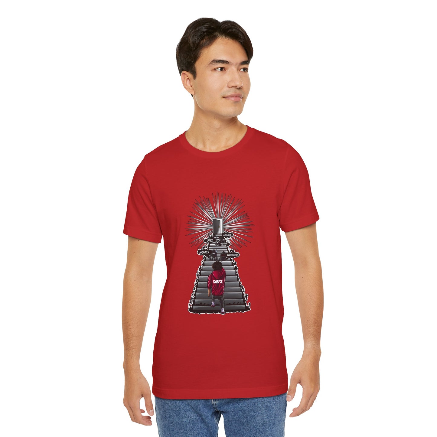 Keep Climbing Casual Unisex Tee for Everyday Wear, Graphic Short Sleeve Shirt, Gift for Friends, Summer Wardrobe Essential, Birthday Present, [...]
