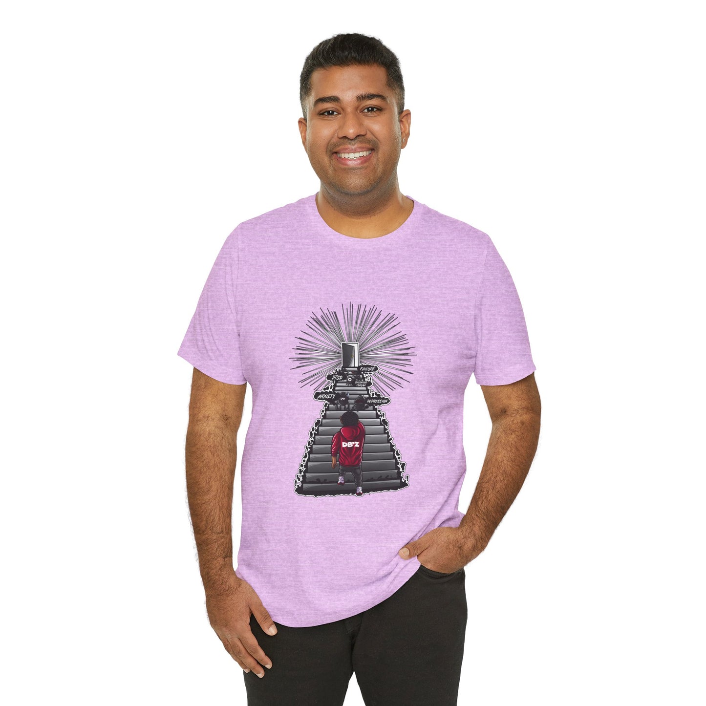 Keep Climbing Casual Unisex Tee for Everyday Wear, Graphic Short Sleeve Shirt, Gift for Friends, Summer Wardrobe Essential, Birthday Present, [...]