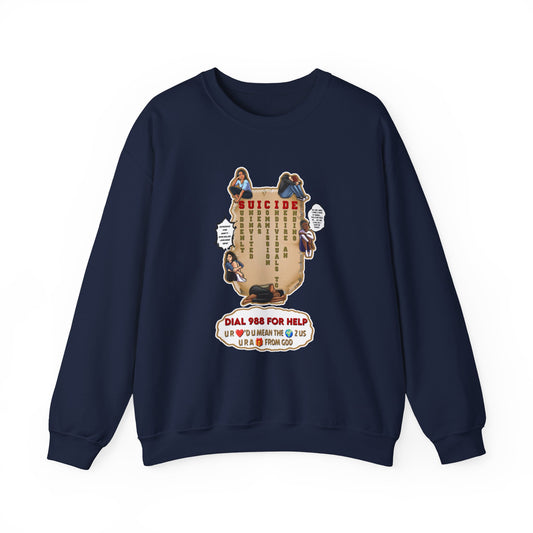 Suicide Awareness Crewneck Sweatshirt, Mental Health Support Gift, Unisex Sweatshirt, Valentine's Day Gift, Cozy Apparel, [...]