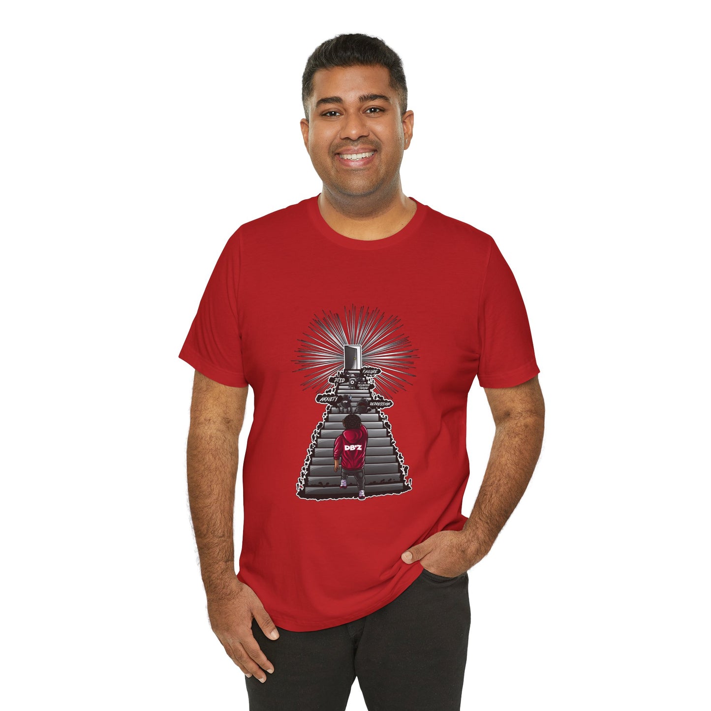Keep Climbing Casual Unisex Tee for Everyday Wear, Graphic Short Sleeve Shirt, Gift for Friends, Summer Wardrobe Essential, Birthday Present, [...]