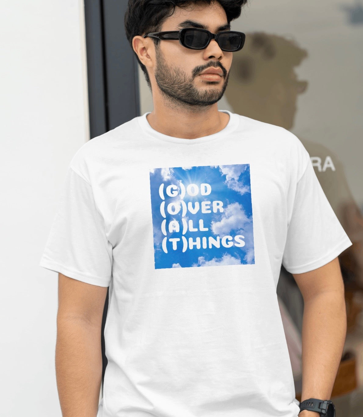 God Over All Things Unisex Short Sleeve Tee
