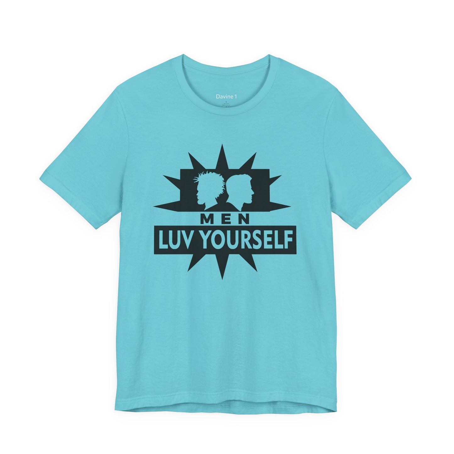 Men's Luv Yourself Unisex Tee for Everyday Wear, Graphic Short Sleeve Shirt, Gift for Friends, Summer Wardrobe Essential, Birthday Present, [...]