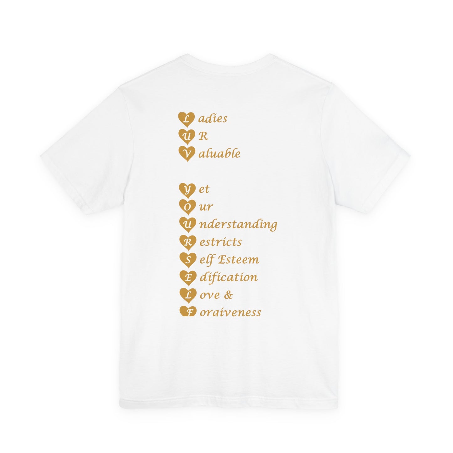 Ladies Luv Yourself Unisex Short Sleeve Tee