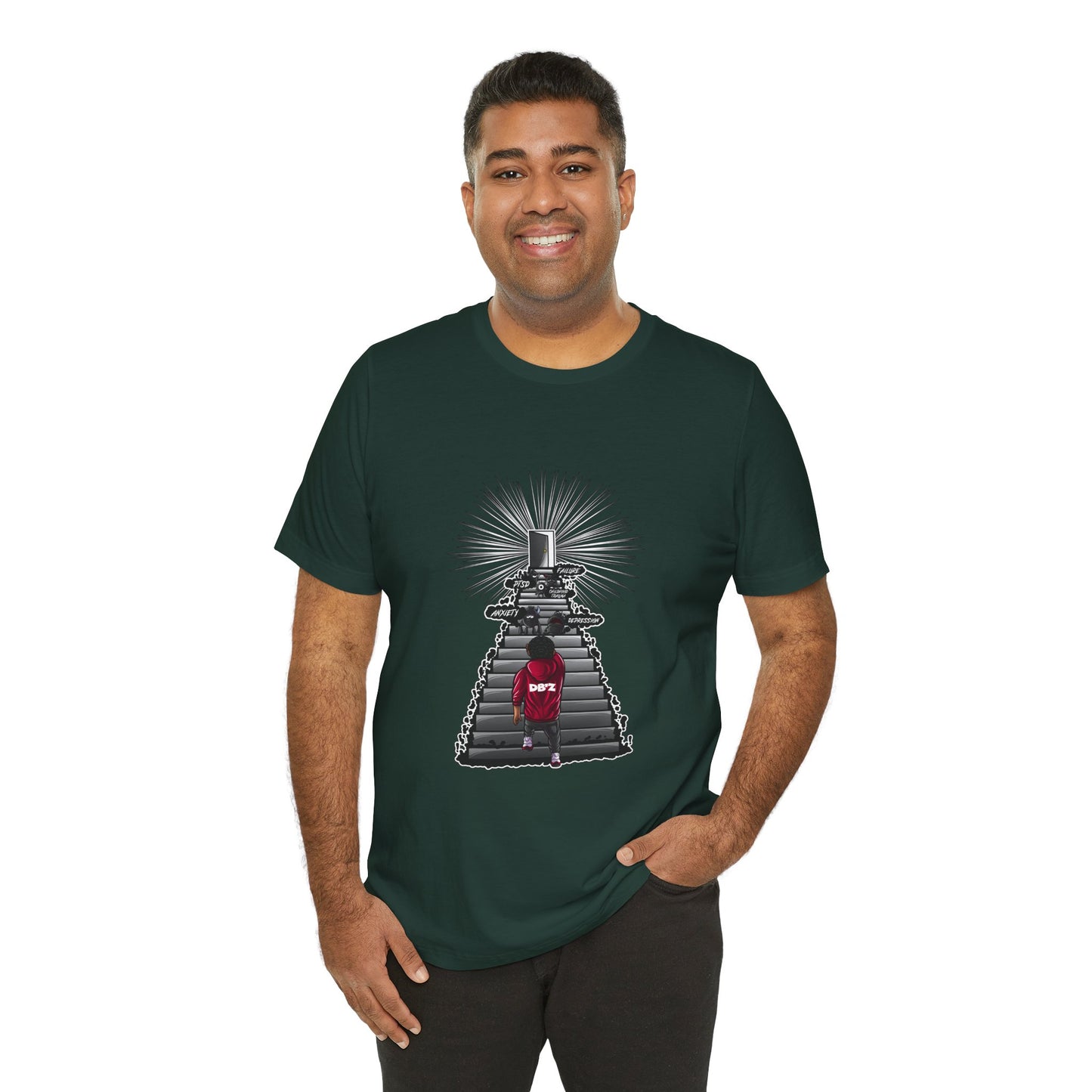 Keep Climbing Casual Unisex Tee for Everyday Wear, Graphic Short Sleeve Shirt, Gift for Friends, Summer Wardrobe Essential, Birthday Present, [...]