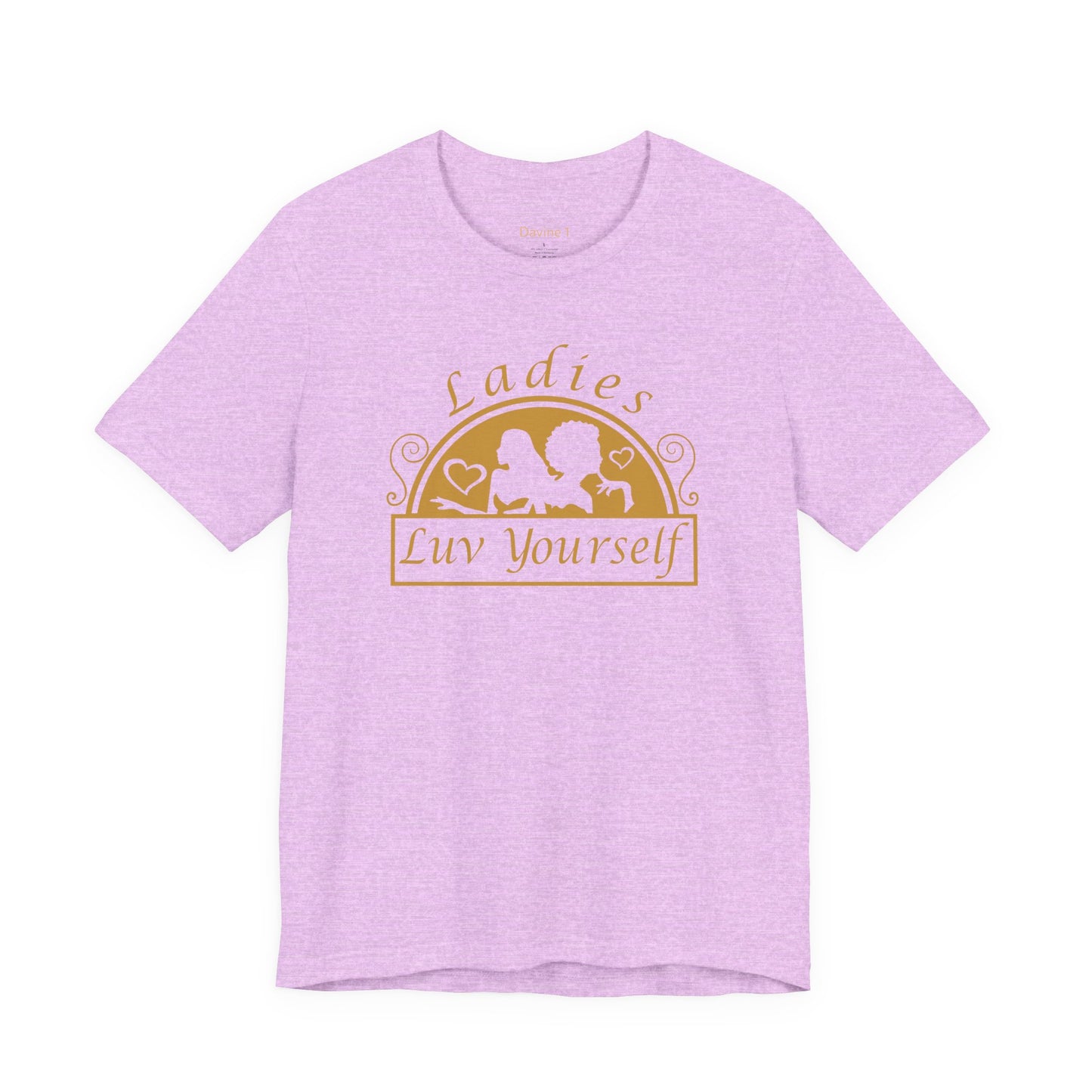 Ladies Luv Yourself Casual Unisex Tee for Everyday Wear, Graphic Short Sleeve Shirt, Gift for Friends, Summer Wardrobe Essential, Birthday Present, [...]
