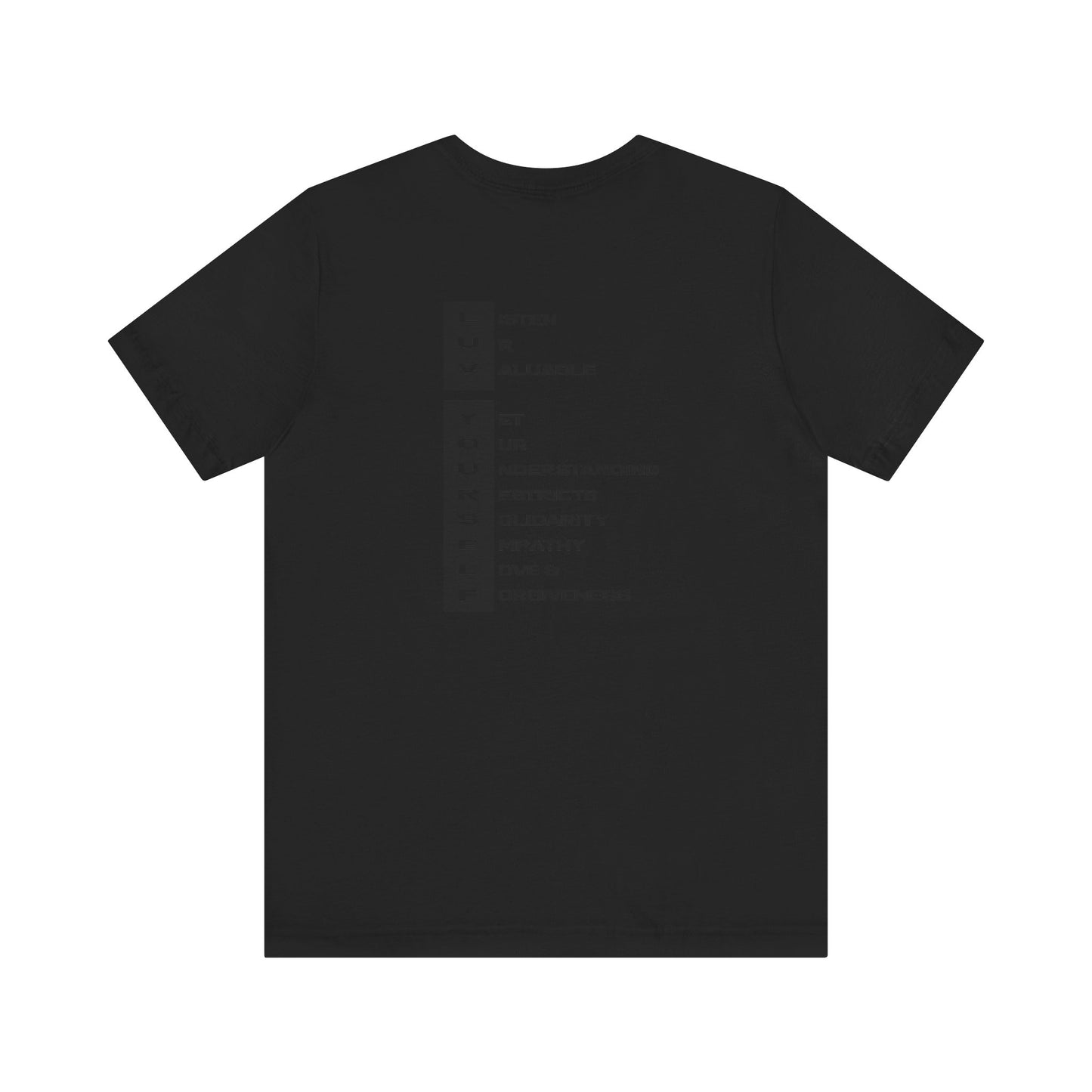 Men's Luv Yourself Unisex Tee for Everyday Wear, Graphic Short Sleeve Shirt, Gift for Friends, Summer Wardrobe Essential, Birthday Present, [...]