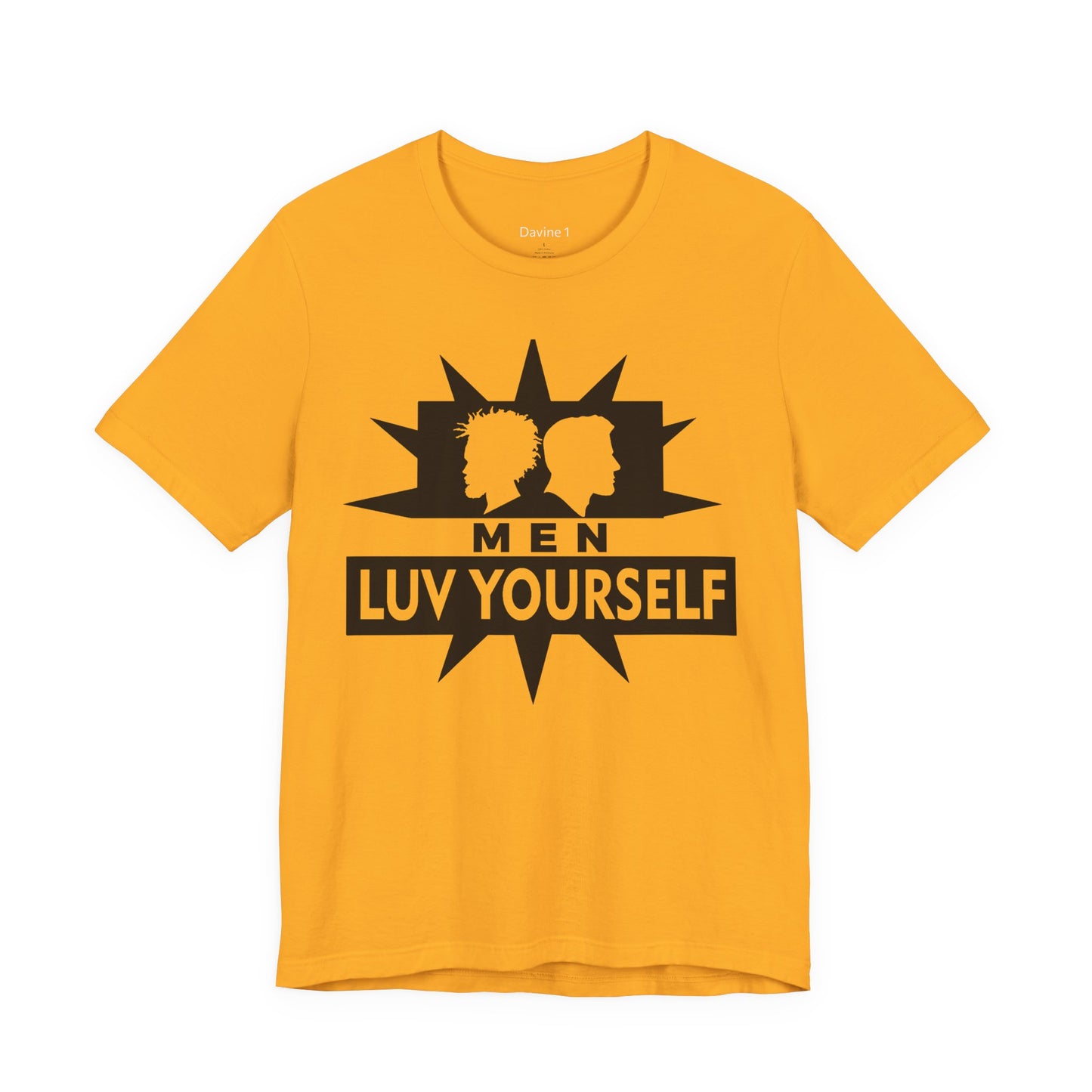 Men's Luv Yourself Unisex Tee for Everyday Wear, Graphic Short Sleeve Shirt, Gift for Friends, Summer Wardrobe Essential, Birthday Present, [...]