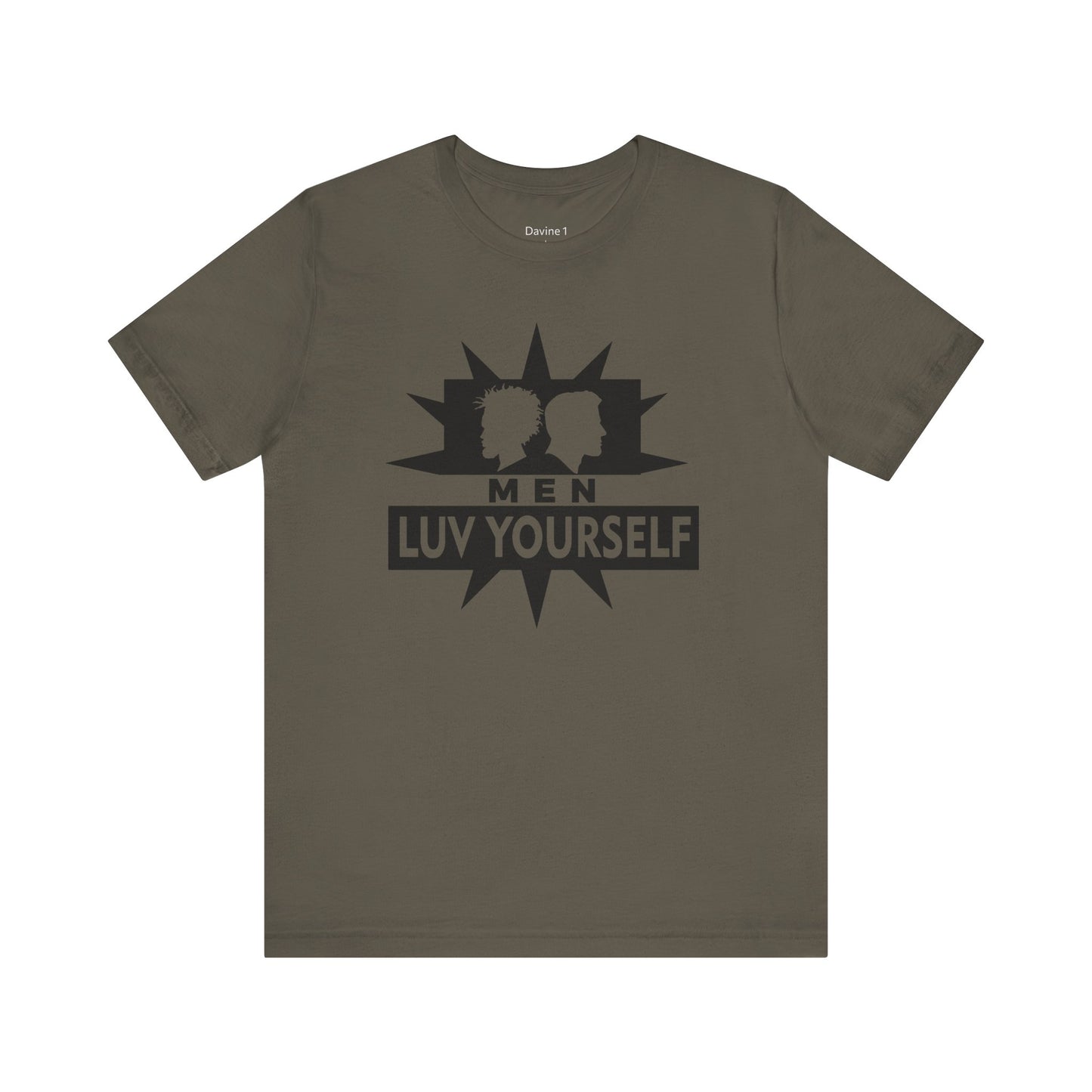 Men's Luv Yourself Unisex Tee for Everyday Wear, Graphic Short Sleeve Shirt, Gift for Friends, Summer Wardrobe Essential, Birthday Present, [...]