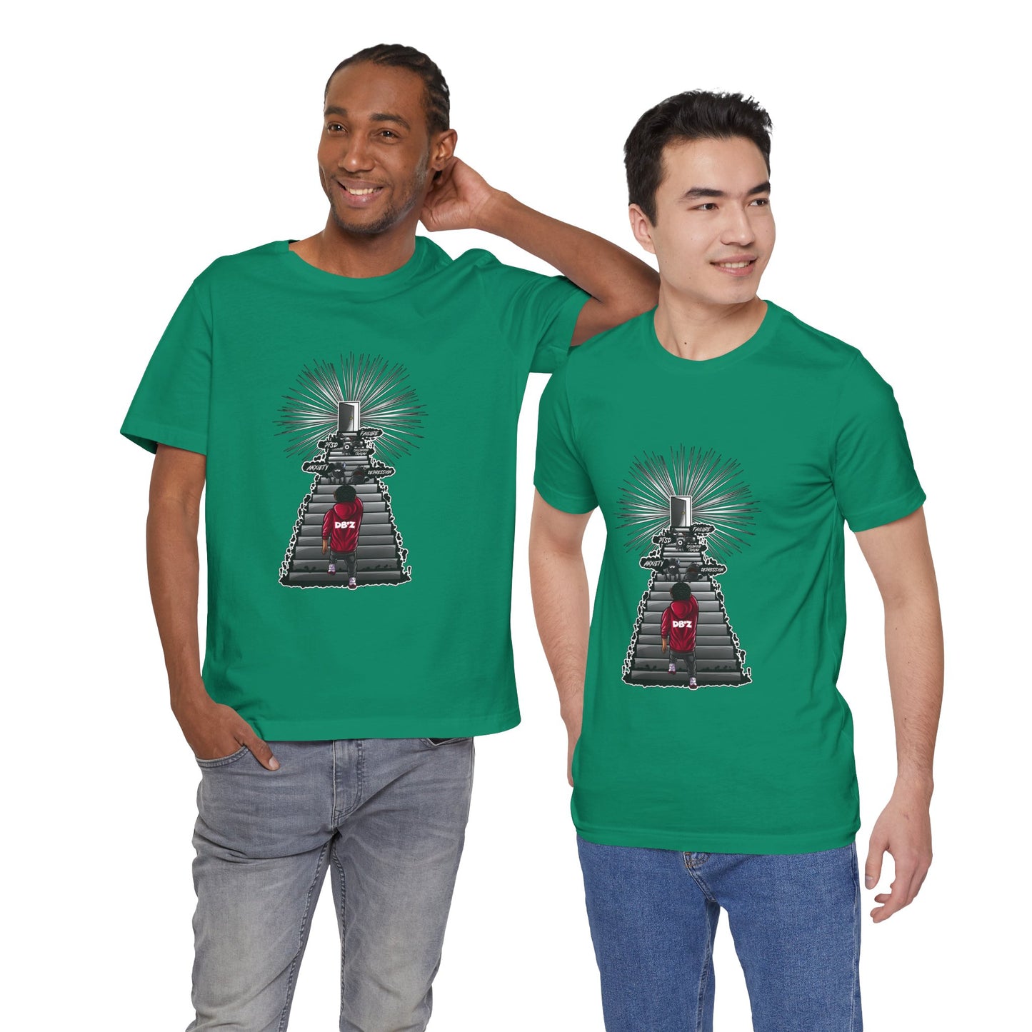 Keep Climbing Casual Unisex Tee for Everyday Wear, Graphic Short Sleeve Shirt, Gift for Friends, Summer Wardrobe Essential, Birthday Present, [...]