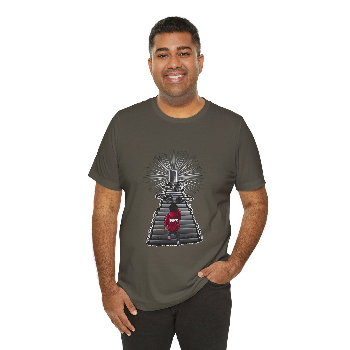 Keep Climbing Casual Unisex Tee for Everyday Wear, Graphic Short Sleeve Shirt, Gift for Friends, Summer Wardrobe Essential, Birthday Present, [...]