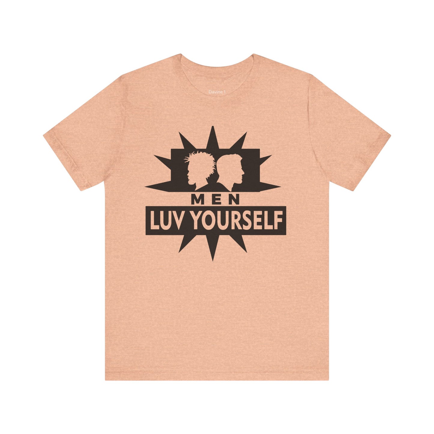 Men's Luv Yourself Unisex Tee for Everyday Wear, Graphic Short Sleeve Shirt, Gift for Friends, Summer Wardrobe Essential, Birthday Present, [...]