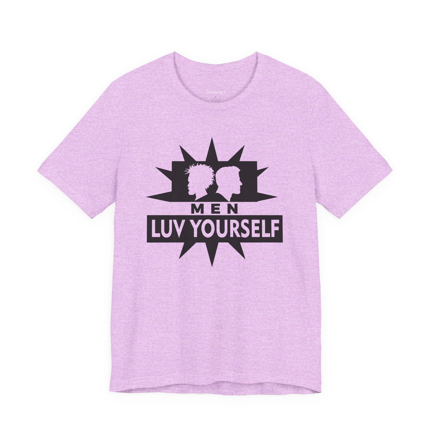 Men's Luv Yourself Unisex Tee for Everyday Wear, Graphic Short Sleeve Shirt, Gift for Friends, Summer Wardrobe Essential, Birthday Present, [...]
