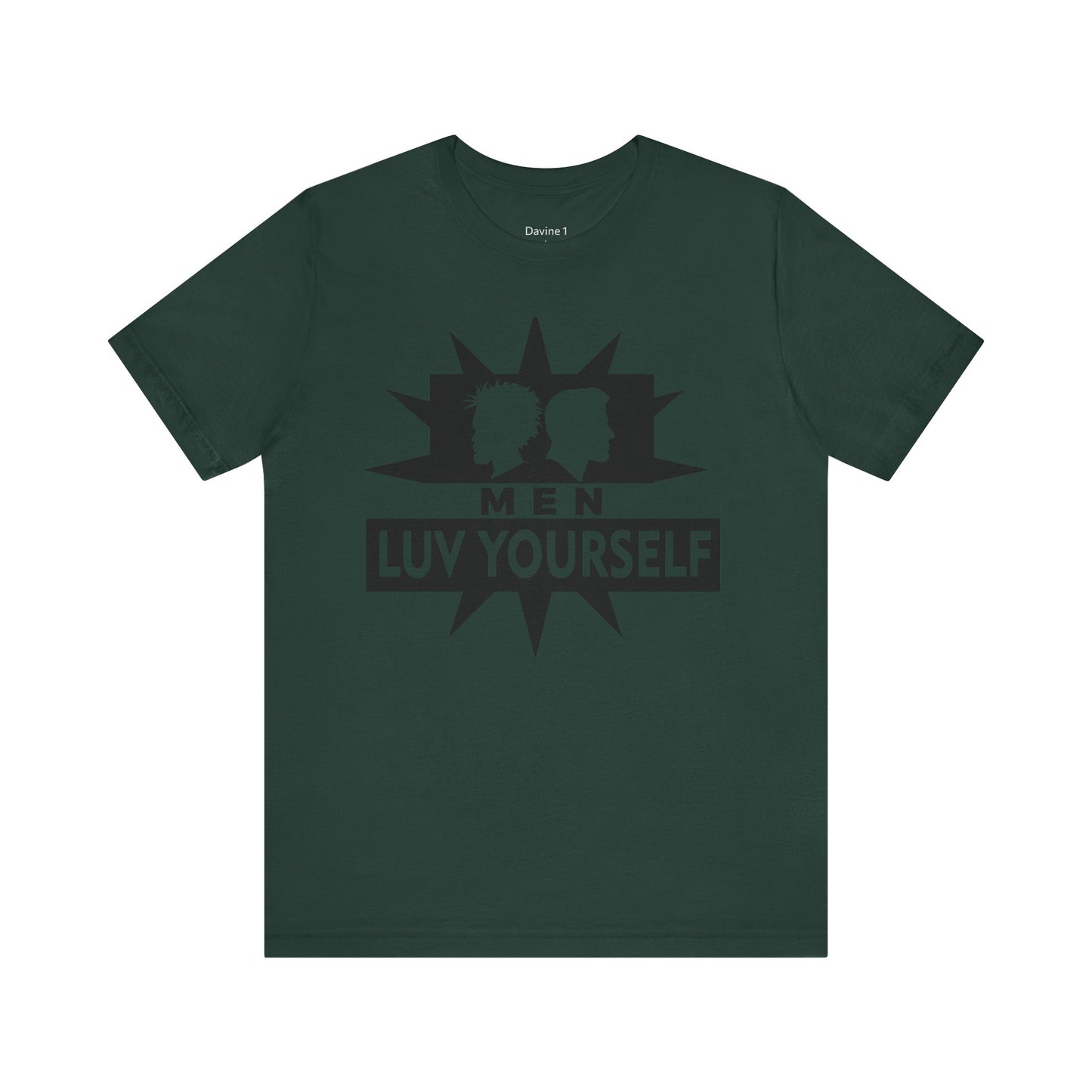 Men's Luv Yourself Unisex Tee for Everyday Wear, Graphic Short Sleeve Shirt, Gift for Friends, Summer Wardrobe Essential, Birthday Present, [...]