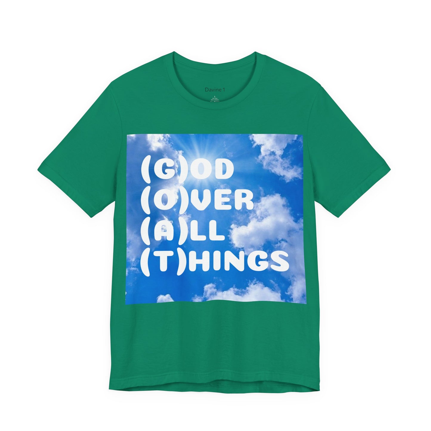 God Over All Things Unisex Short Sleeve Tee