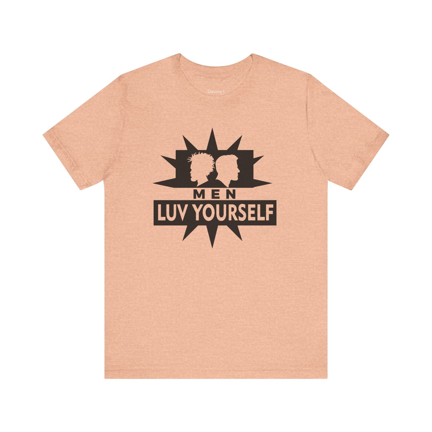 Men's Luv Yourself Unisex Tee for Everyday Wear, Graphic Short Sleeve Shirt, Gift for Friends, Summer Wardrobe Essential, Birthday Present, [...]