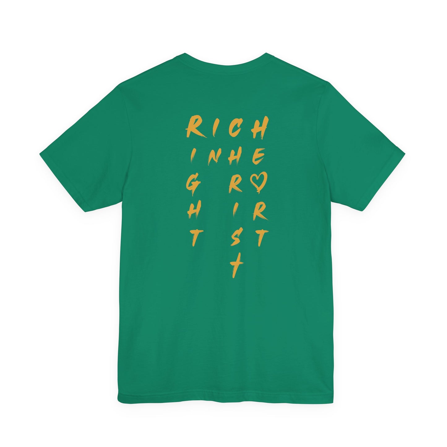 Rich in Christ Unisex Short Sleeve Tee