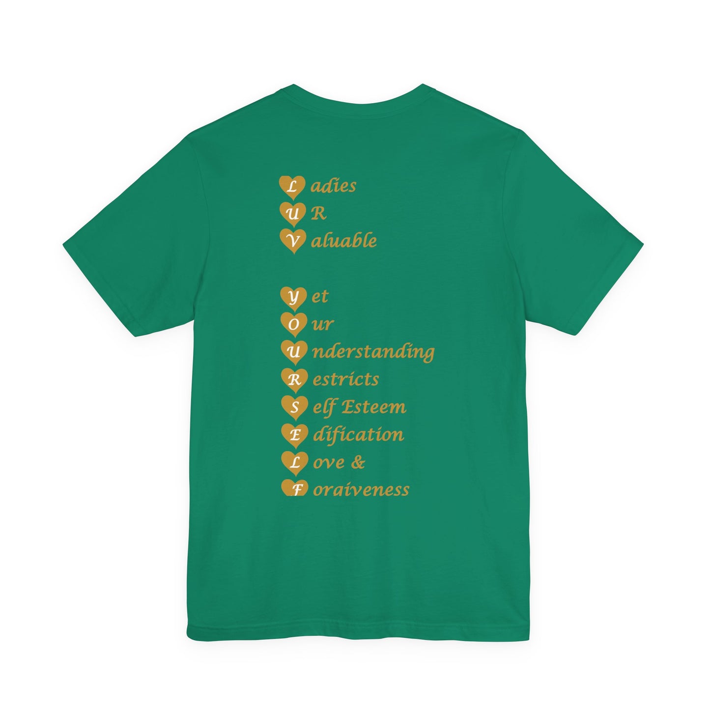 Ladies Luv Yourself Unisex Short Sleeve Tee