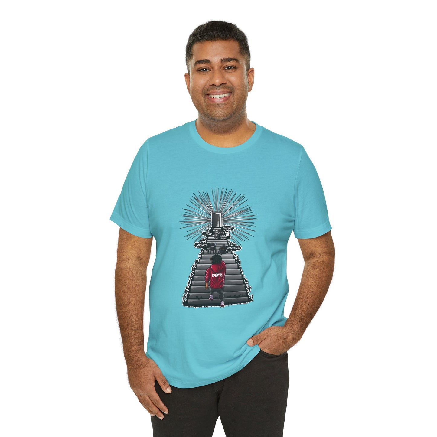 Keep Climbing Casual Unisex Tee for Everyday Wear, Graphic Short Sleeve Shirt, Gift for Friends, Summer Wardrobe Essential, Birthday Present, [...]