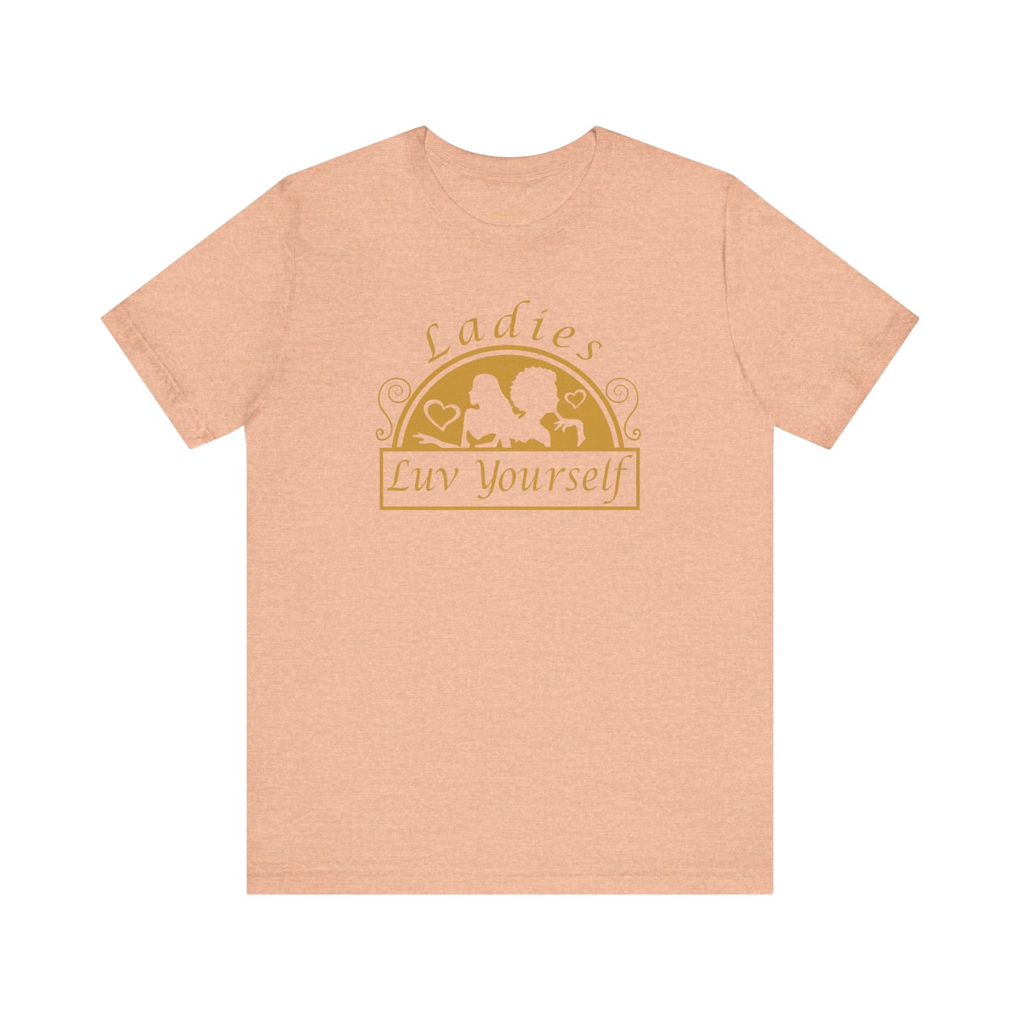 Ladies Luv Yourself Casual Unisex Tee for Everyday Wear, Graphic Short Sleeve Shirt, Gift for Friends, Summer Wardrobe Essential, Birthday Present, [...]