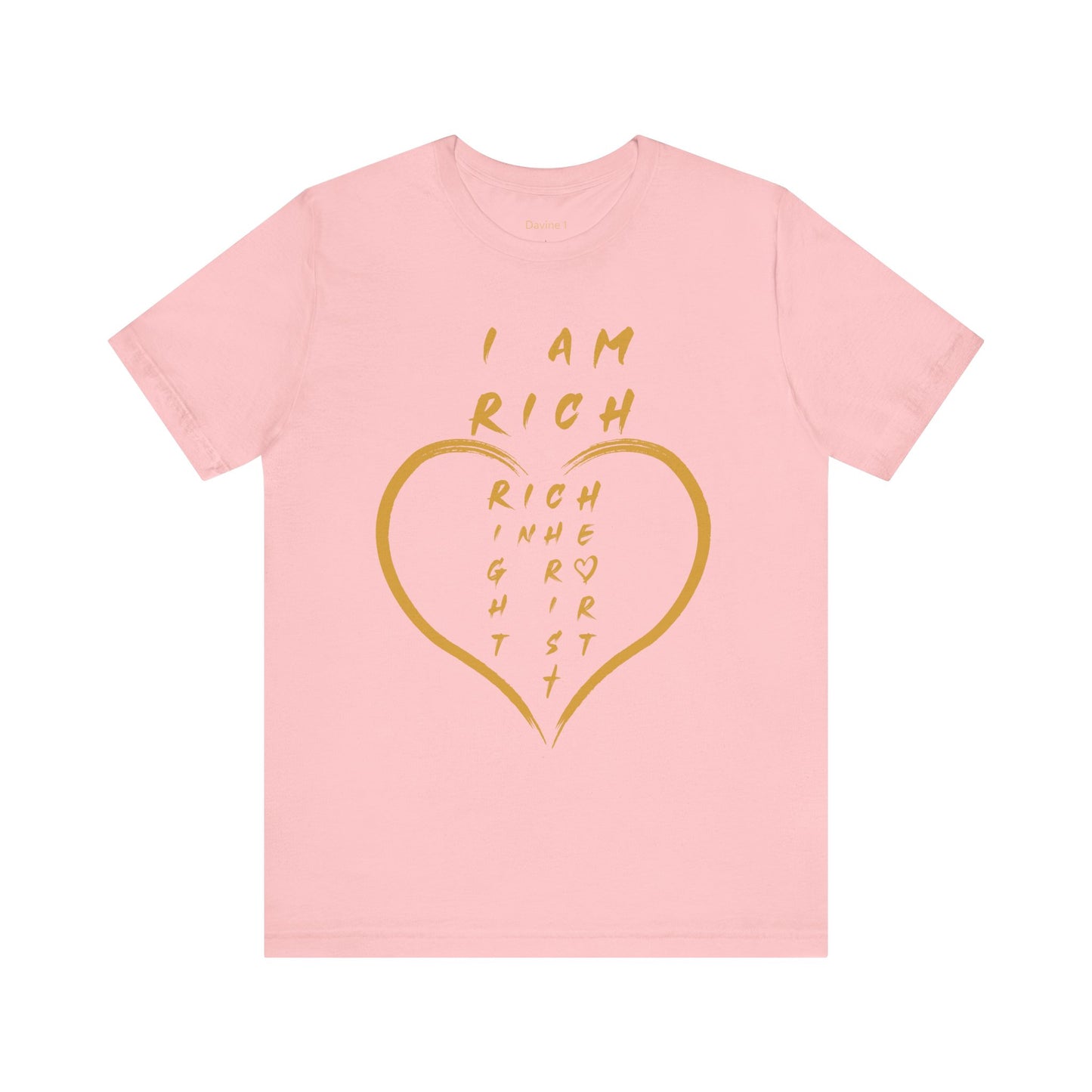 Rich in Christ Unisex Short Sleeve Tee